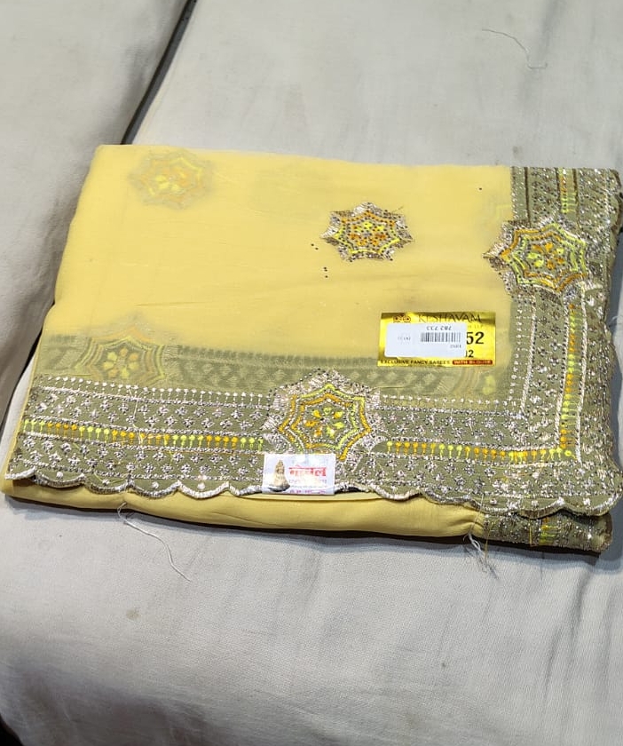 Kotawala Chikankari Saree view 2
