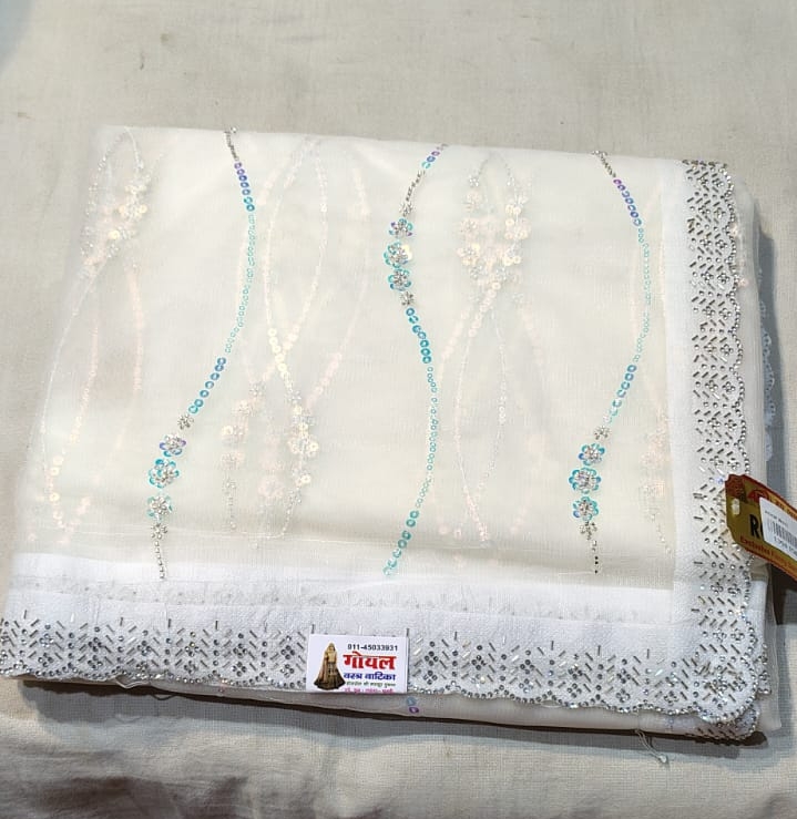 Gopal Embroidered Fabric view 2