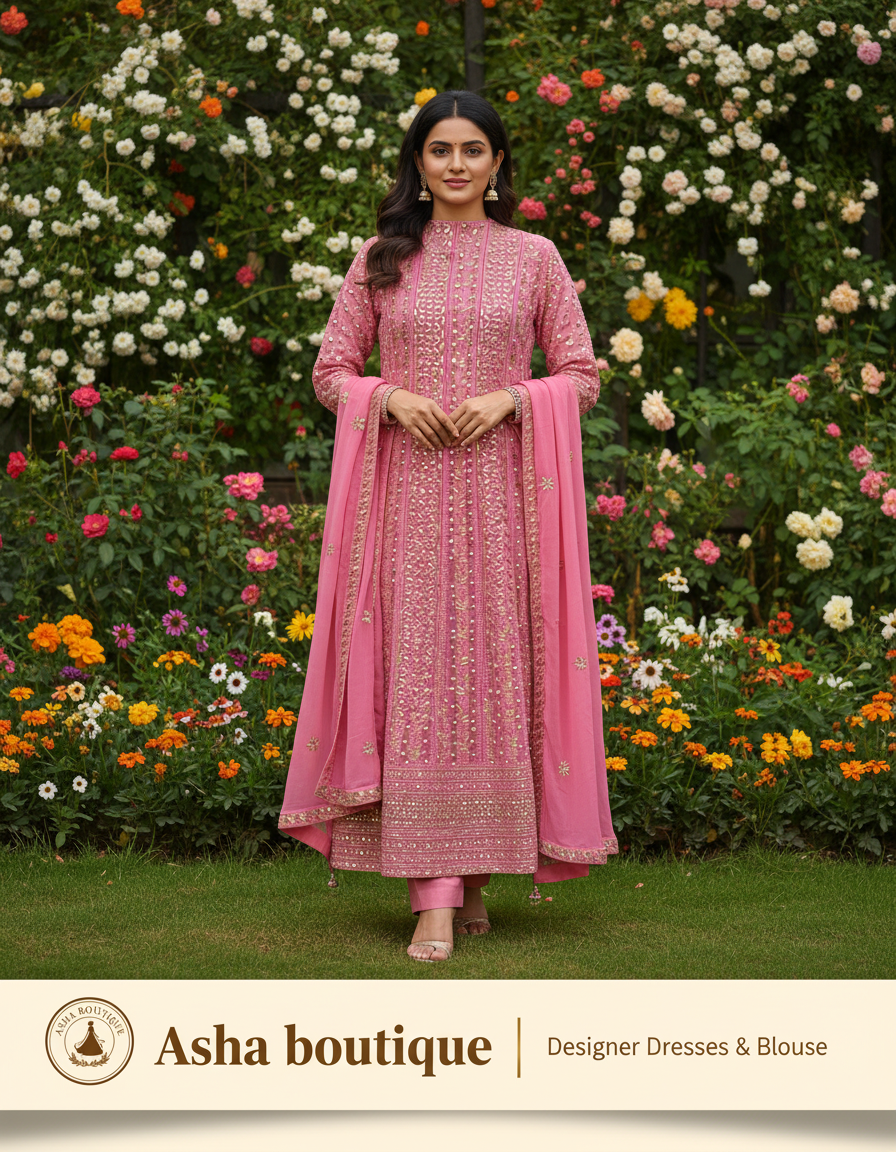 Asha Boutique Designer Dress view 3