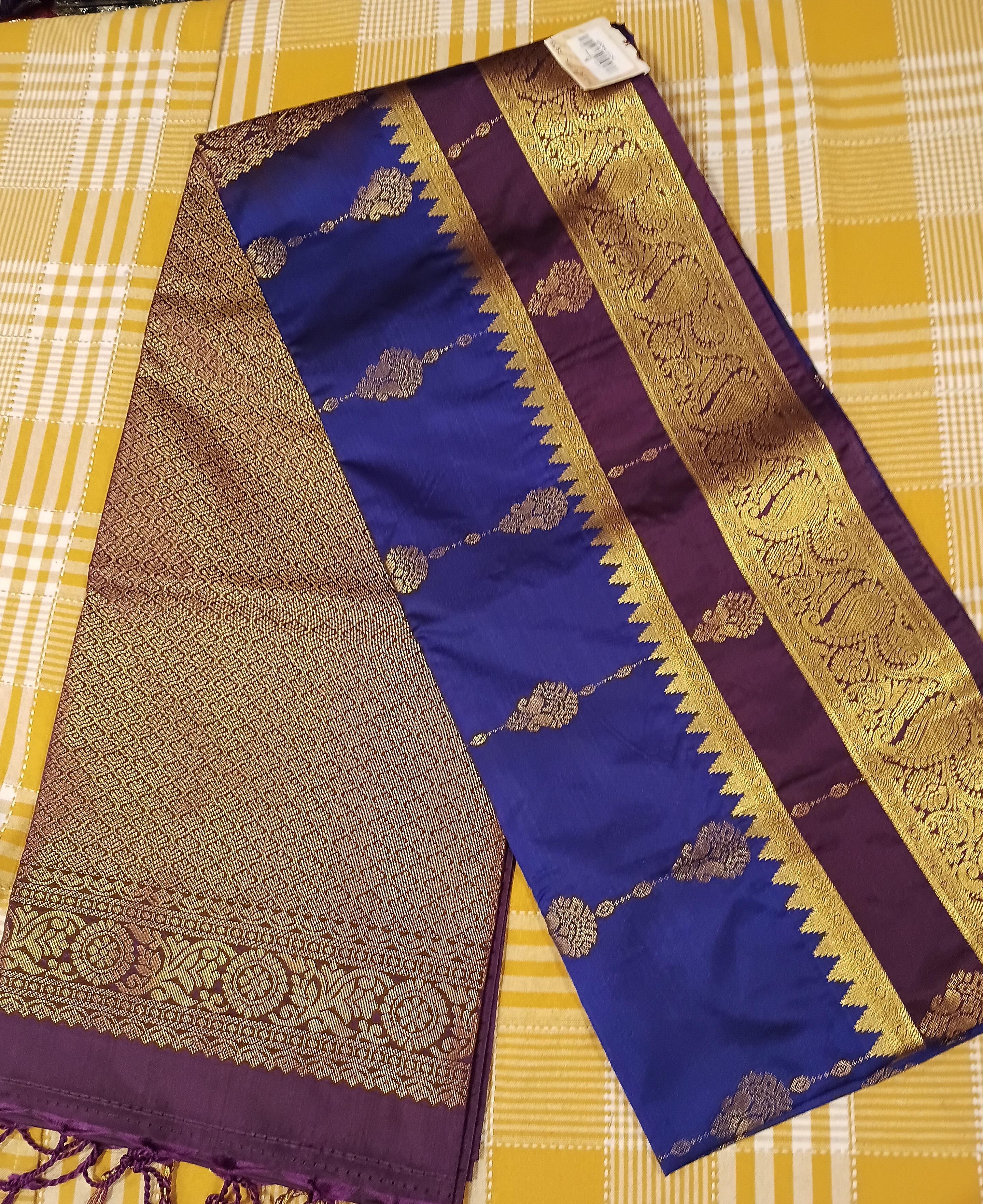 Semi Silk Saree 292 view 2