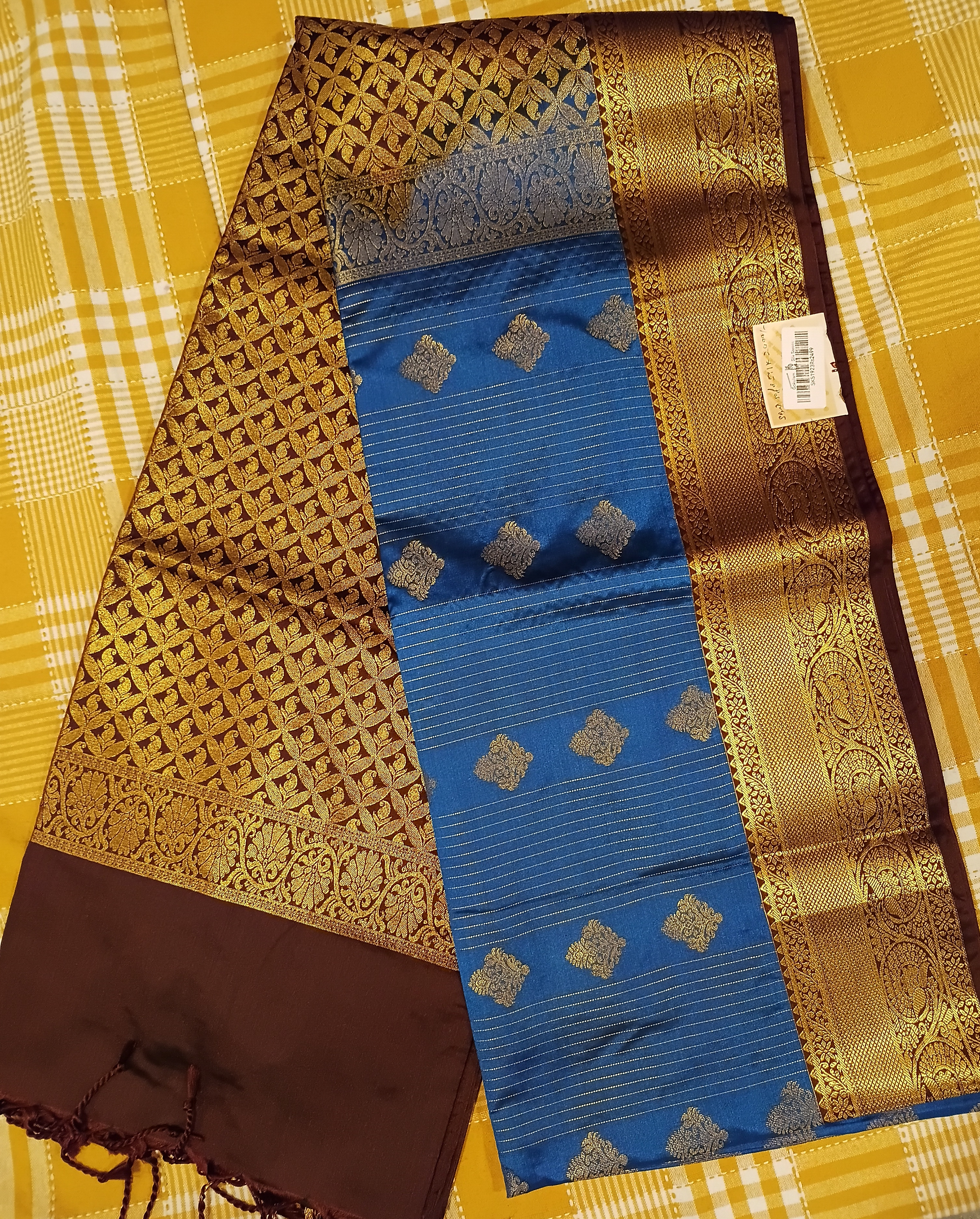 Semi Silk Saree 290 view 2