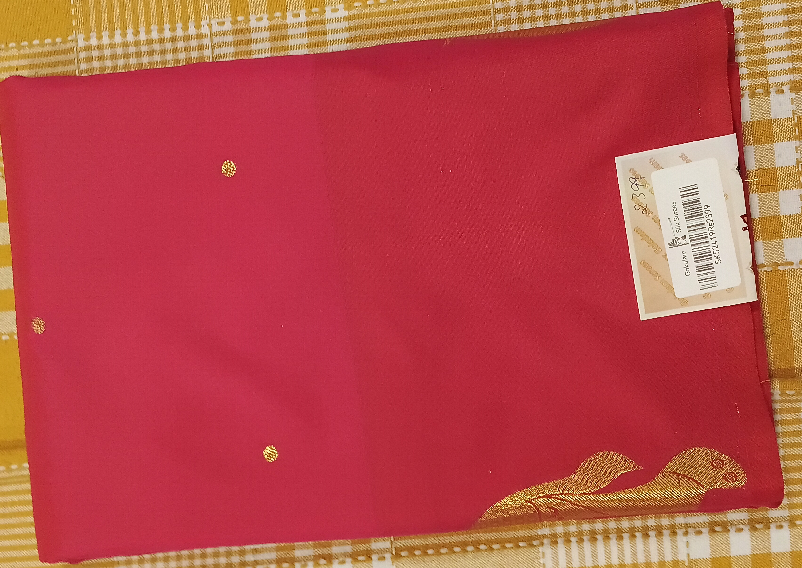 Semi Silk Saree 288 view 2