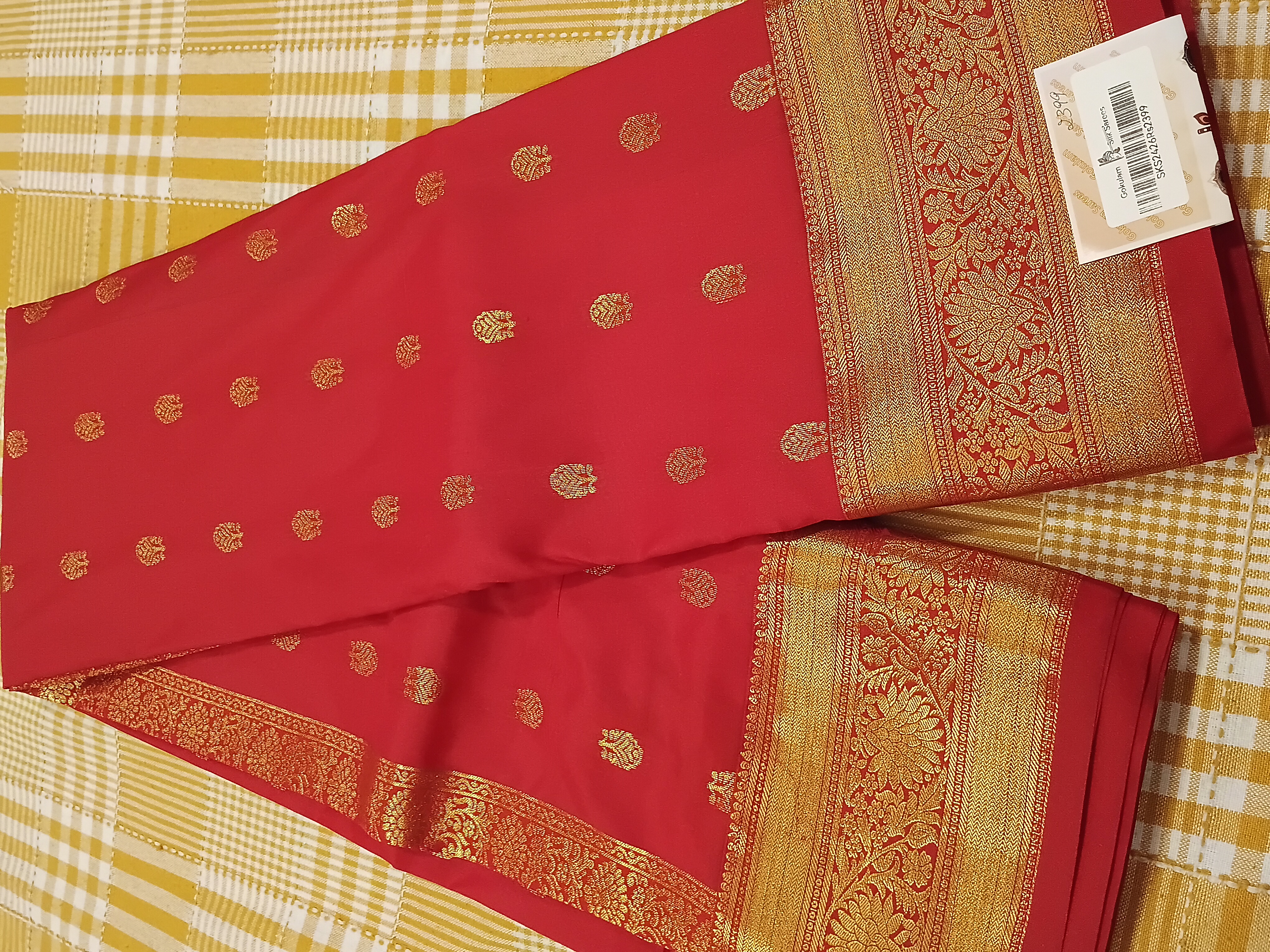 Semi Silk Saree 285 view 2