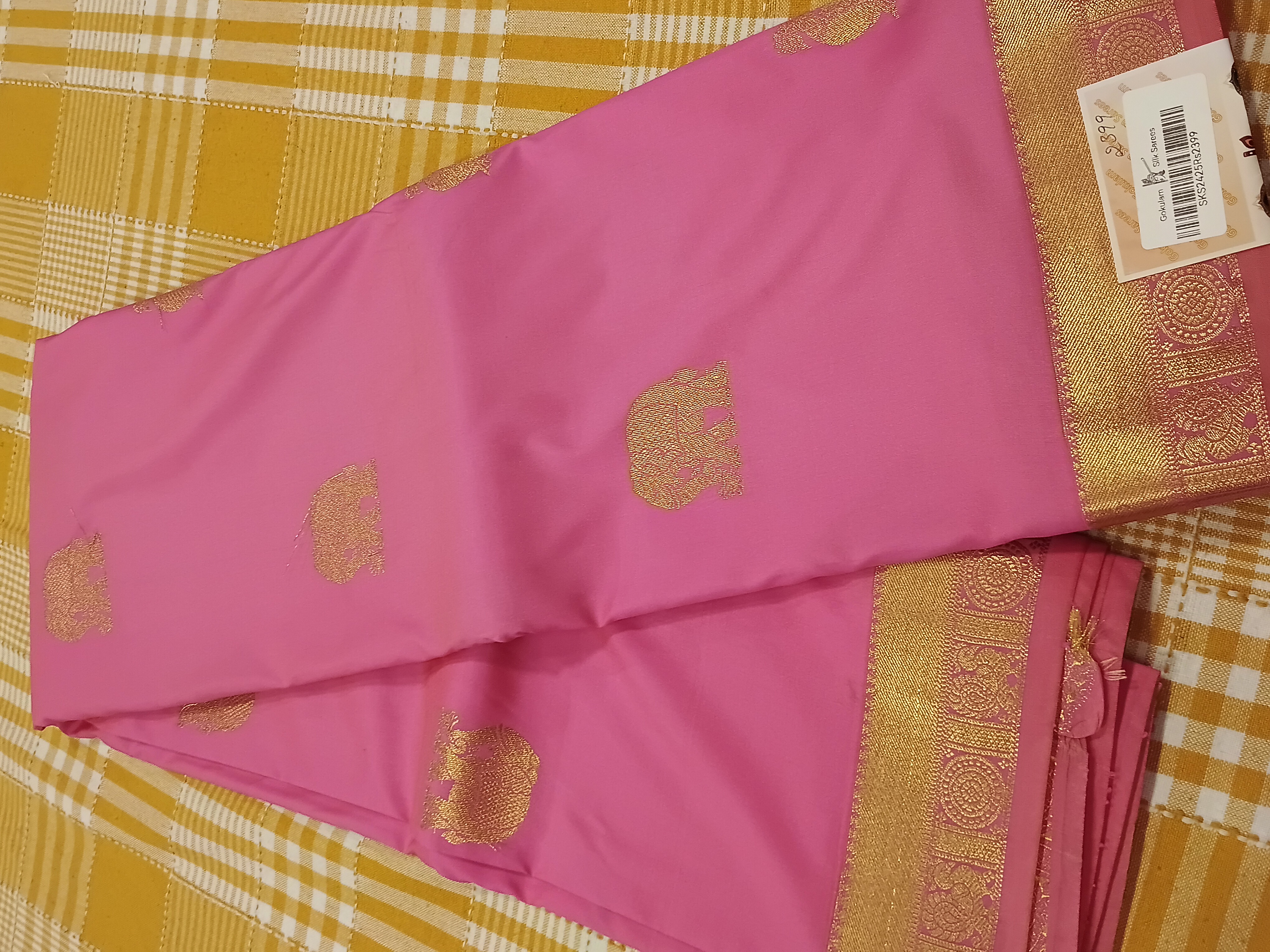 Semi Silk Saree 284 view 2