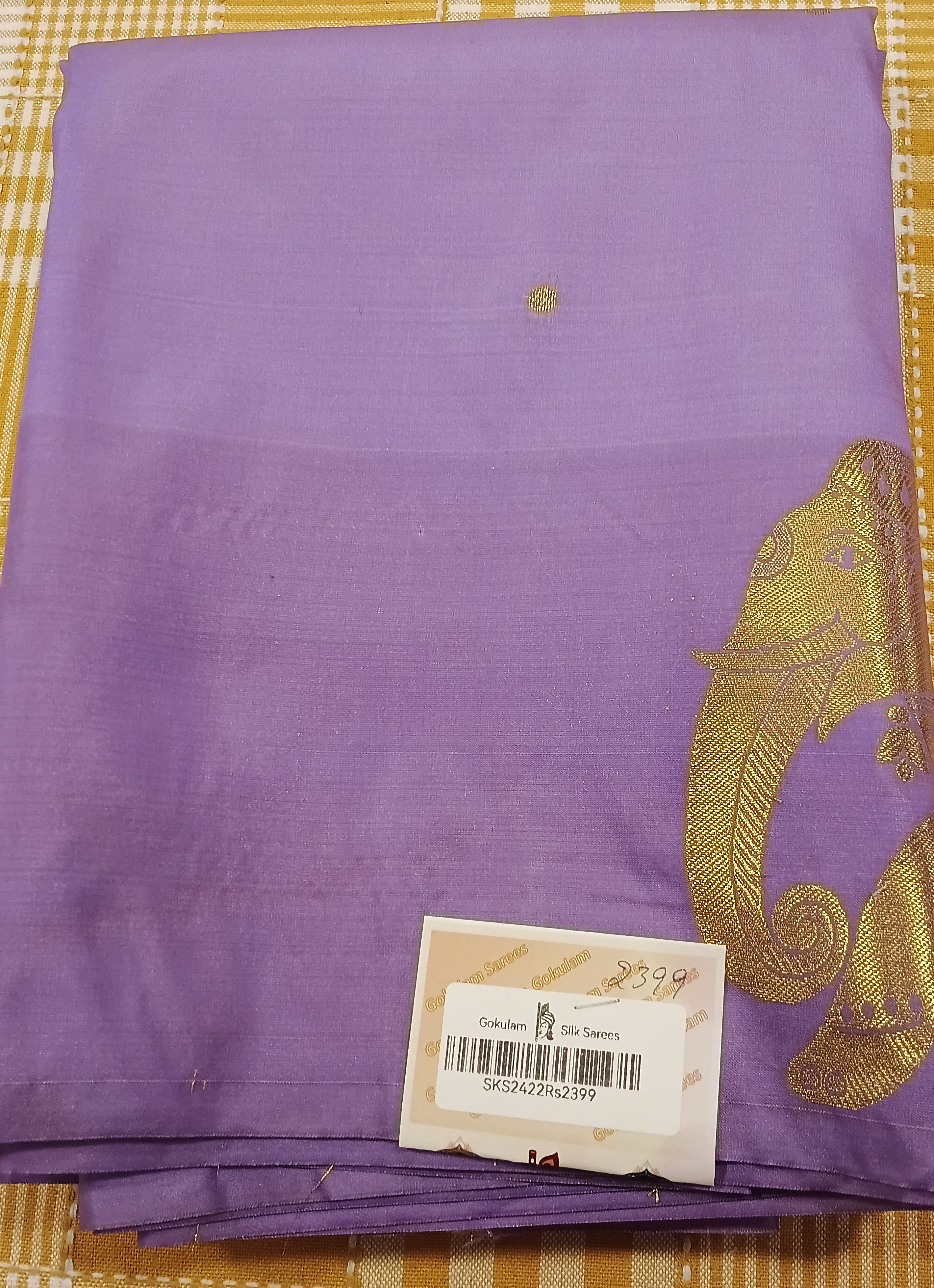 Semi Silk Saree 283 view 2