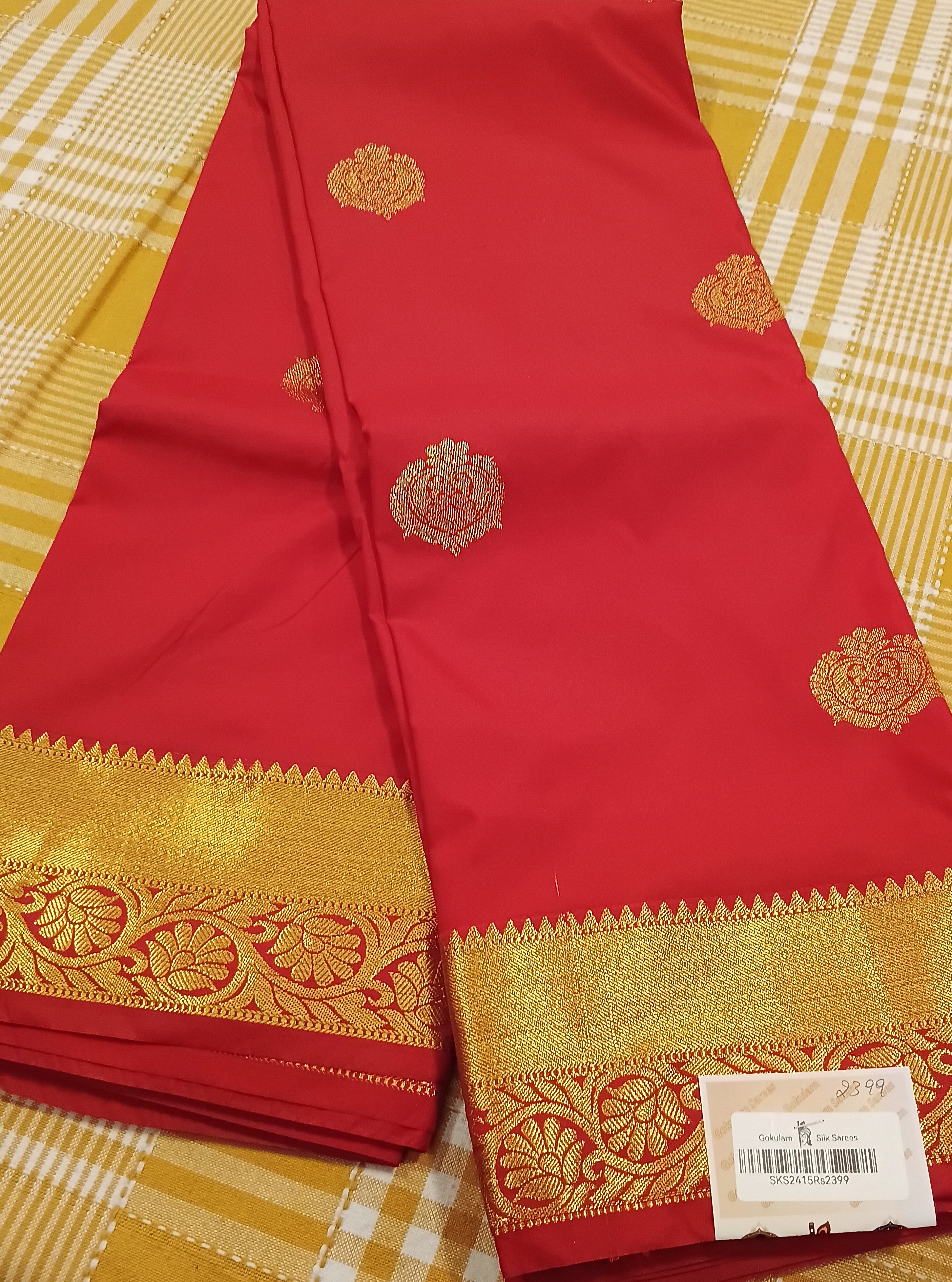 Semi Silk Saree 279 view 2