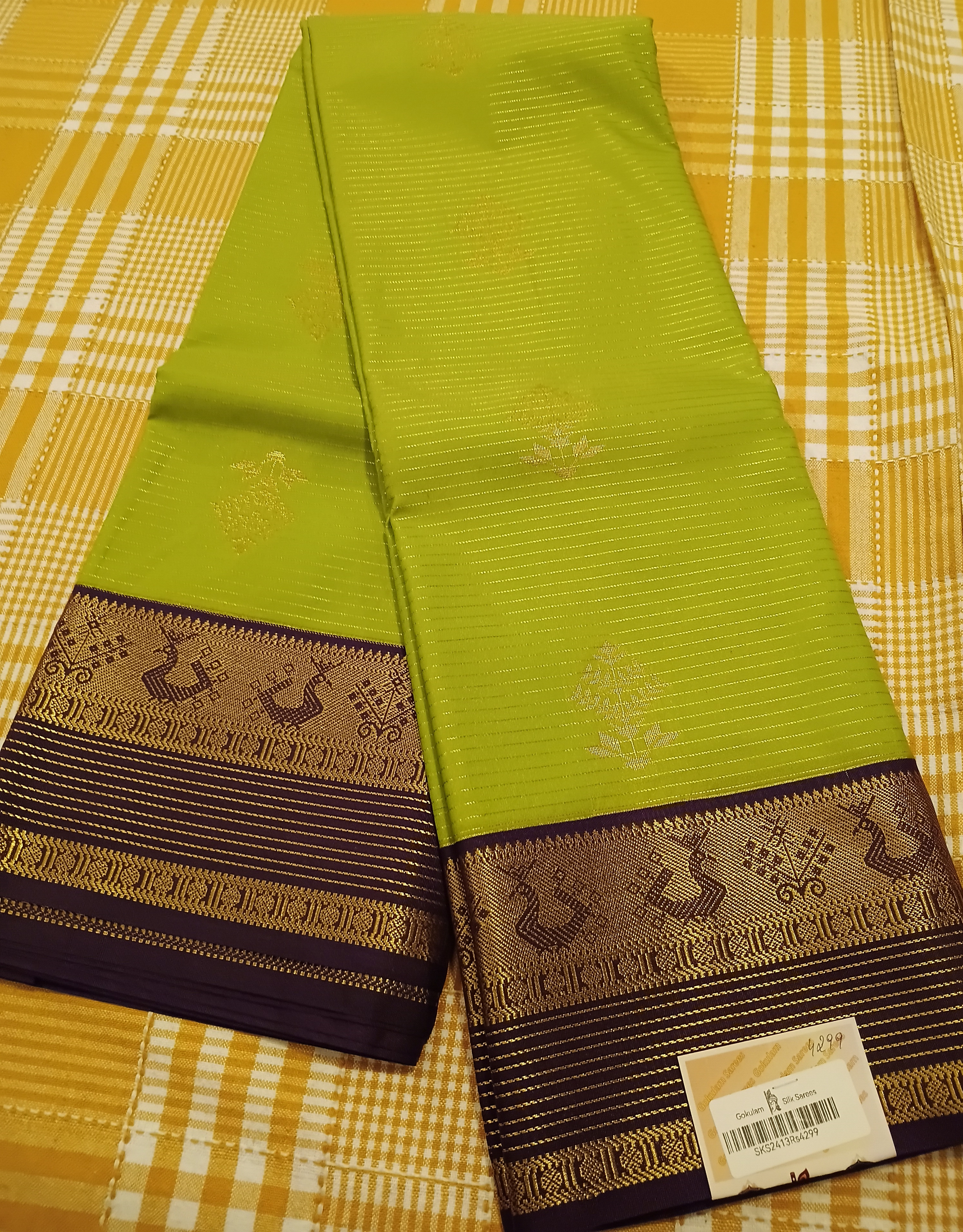 Semi Kanchi Silk Saree 269 view 2