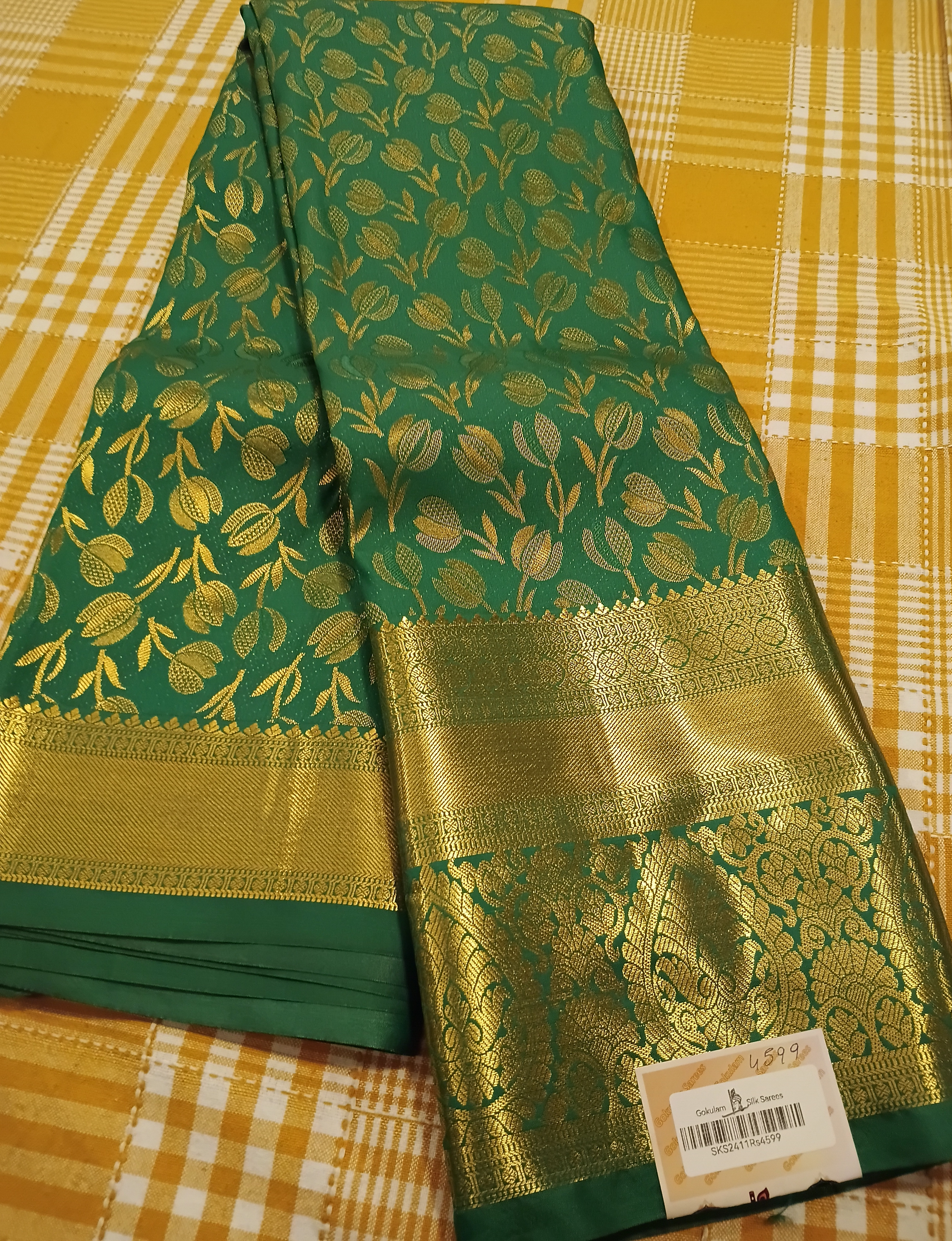 Semi Kanchi Silk Saree 268 view 2
