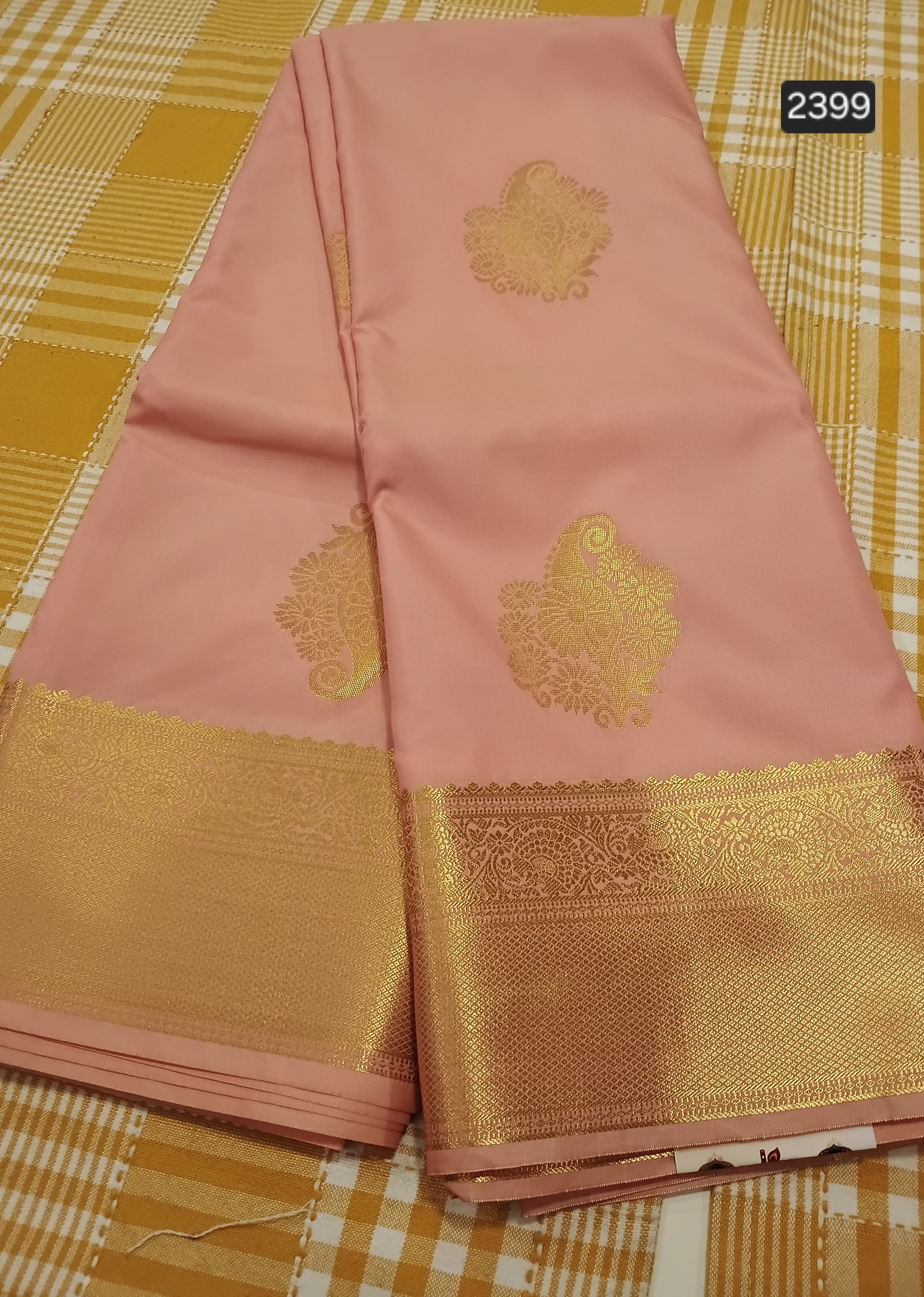 Semi Silk Saree 263 view 2
