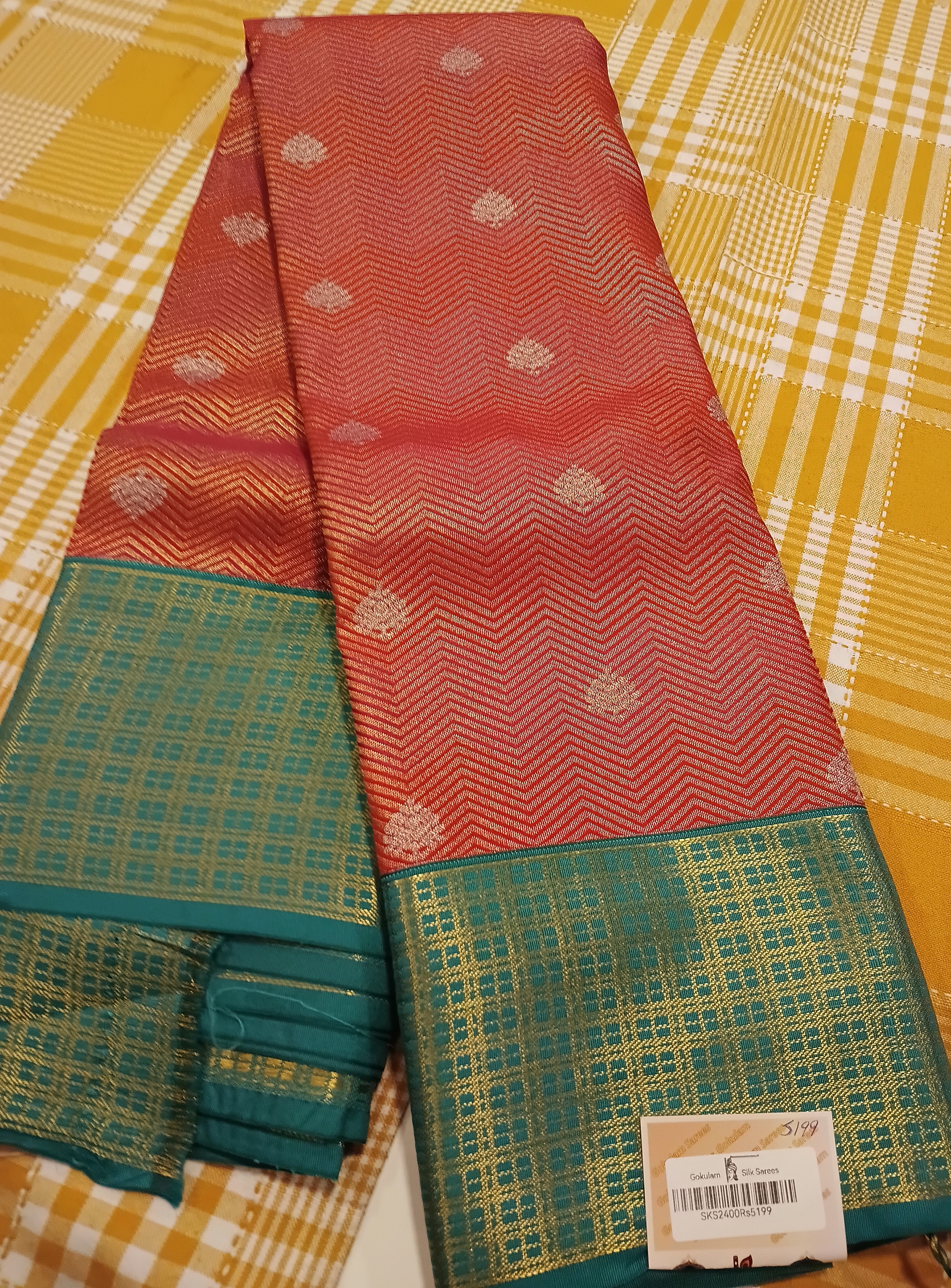 Semi Kanchi Silk Saree 262 view 2