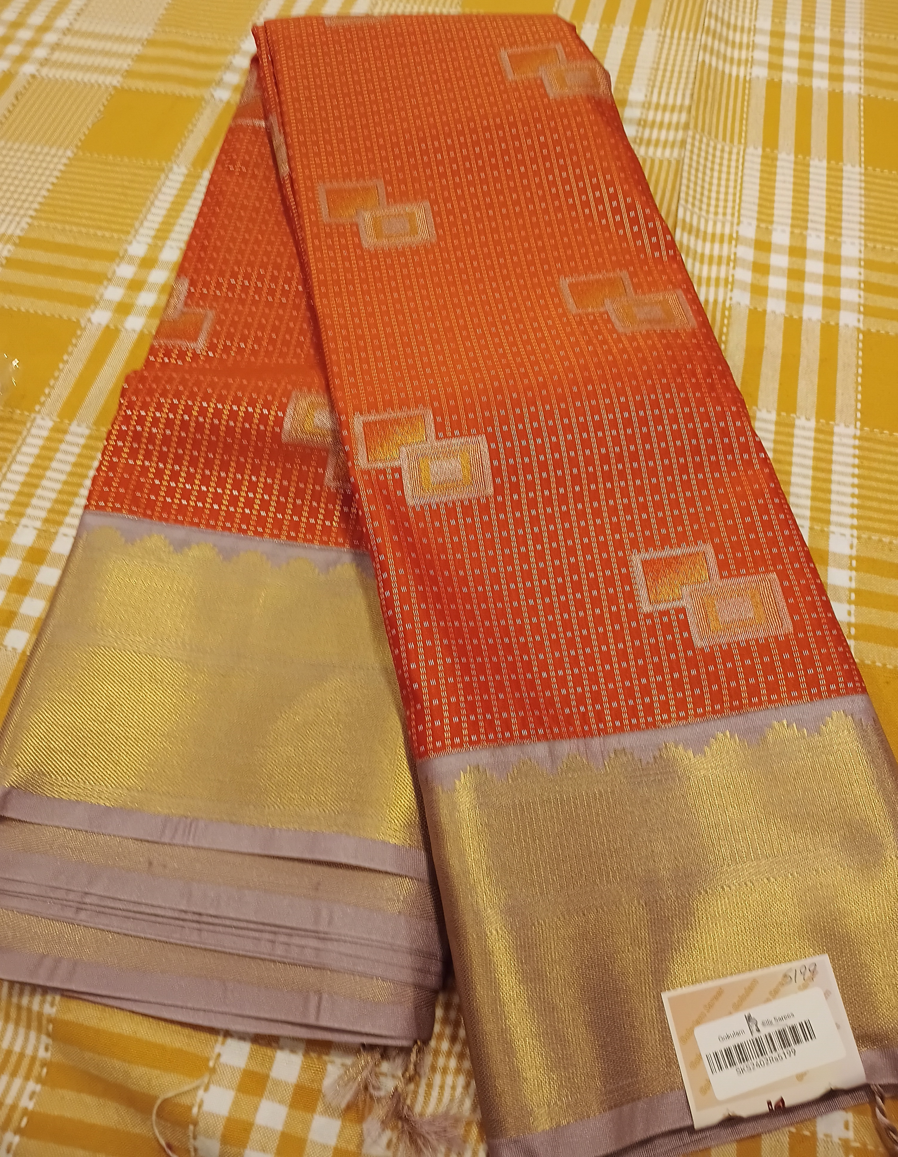 Semi Kanchi Silk Saree 261 view 2