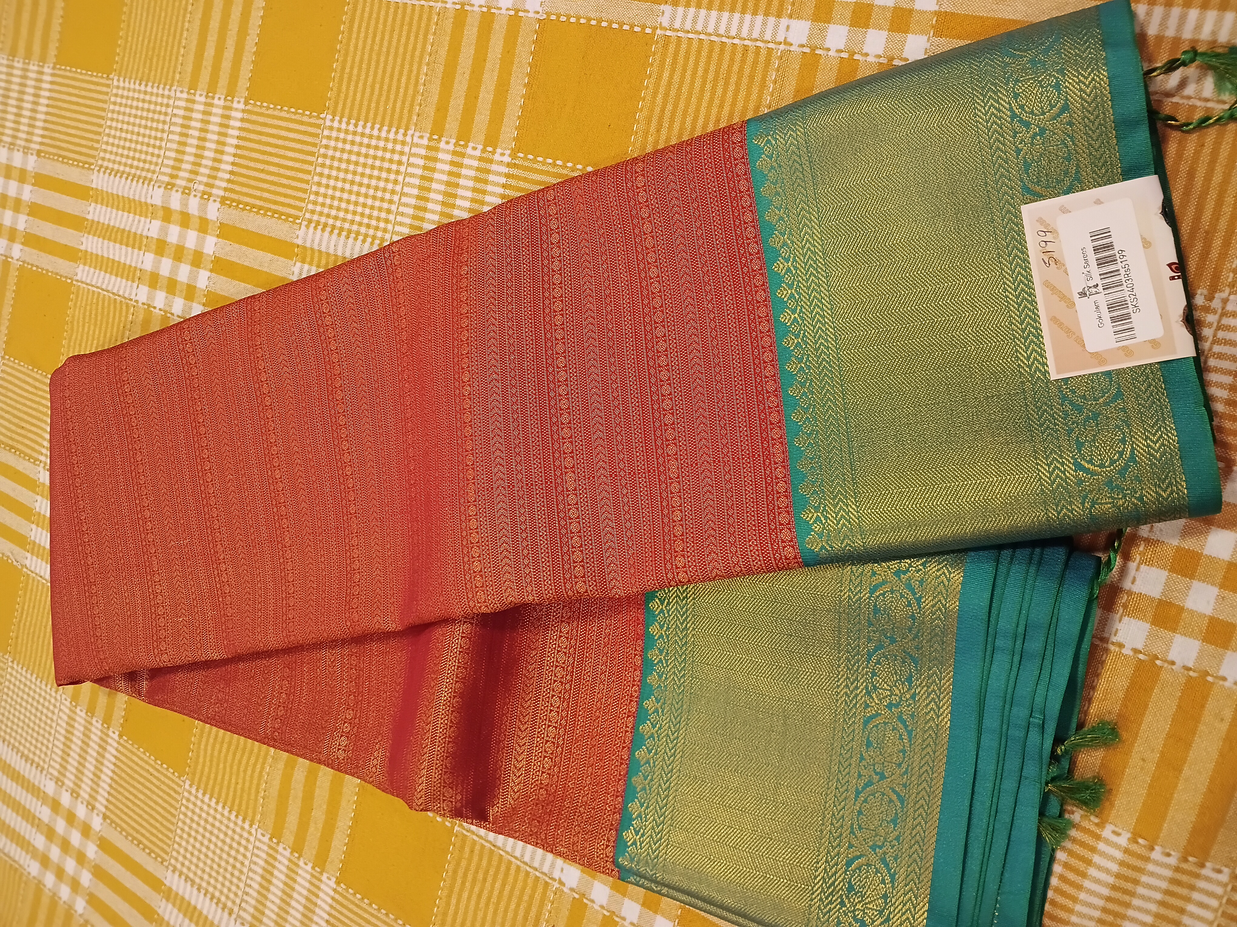 Semi Kanchi Silk Saree 260 view 2