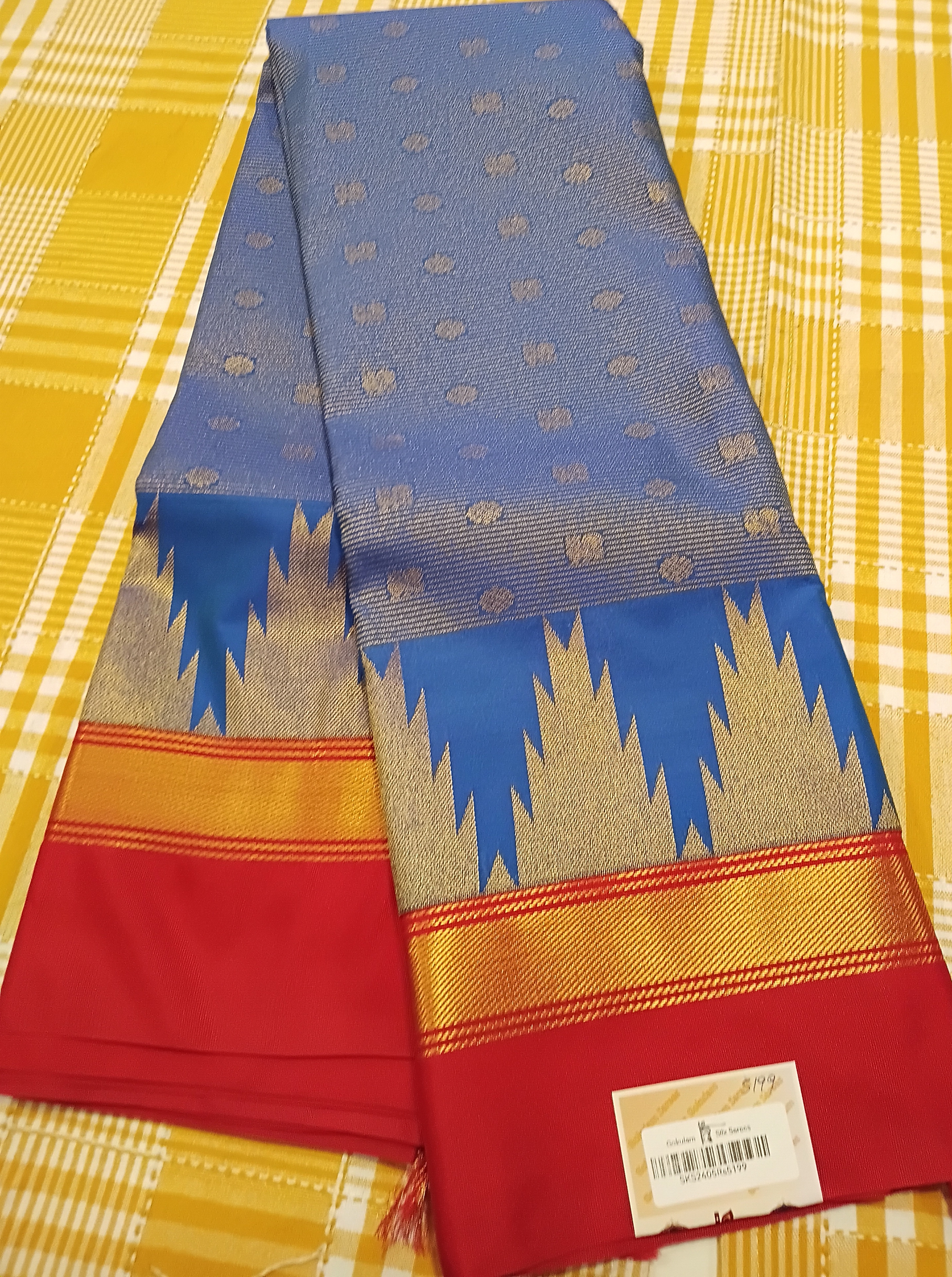 Semi Kanchi Silk Saree 259 view 2
