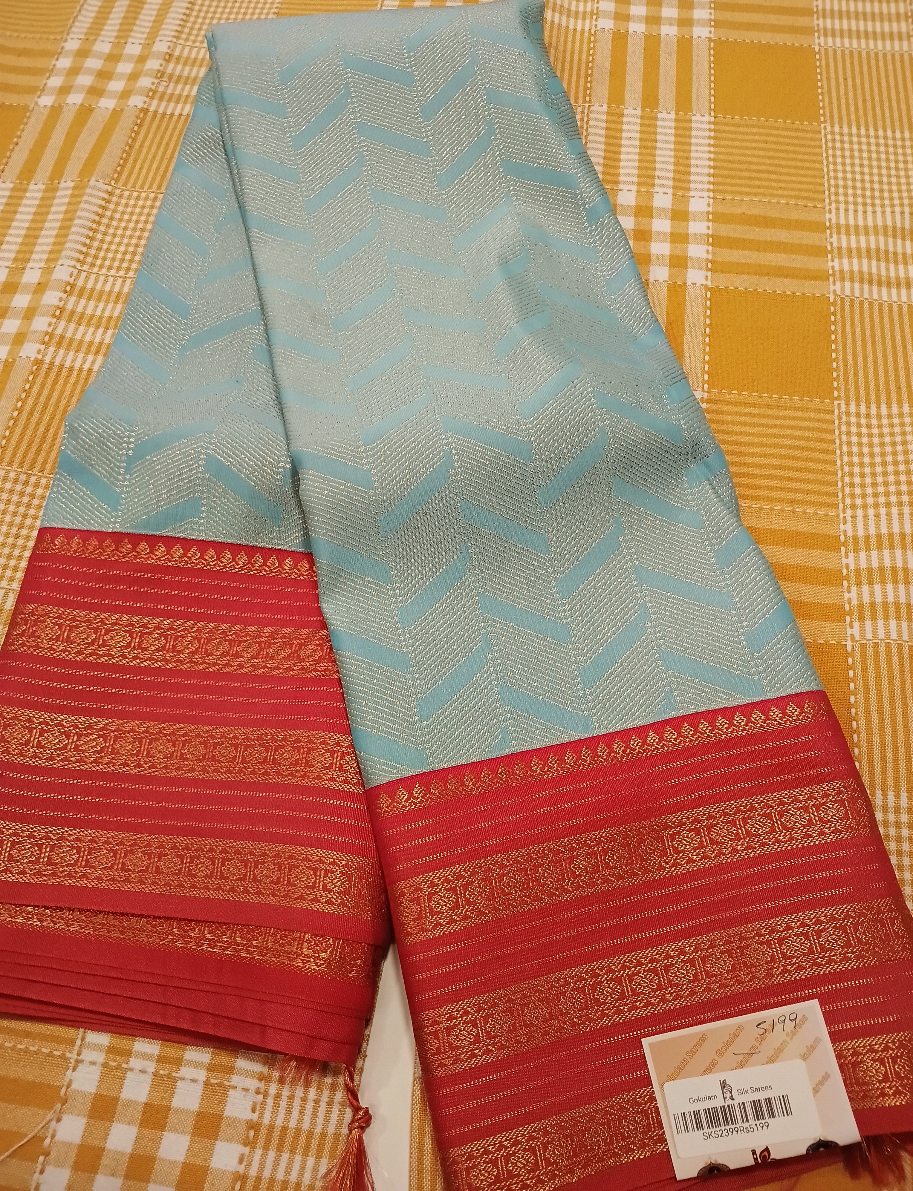 Semi Kanchi Silk Saree 258 view 2