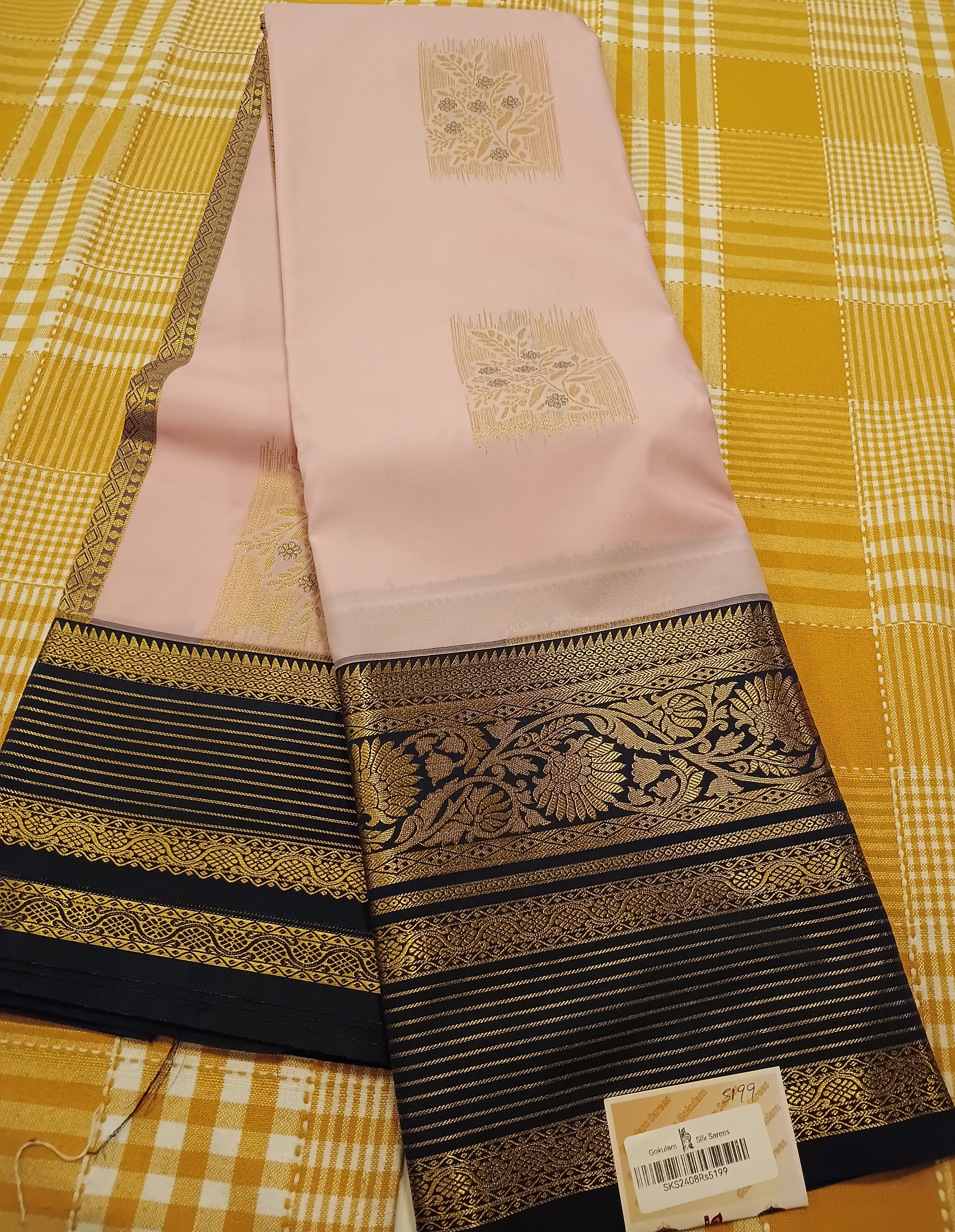 Semi Kanchi Silk Saree 257 view 2