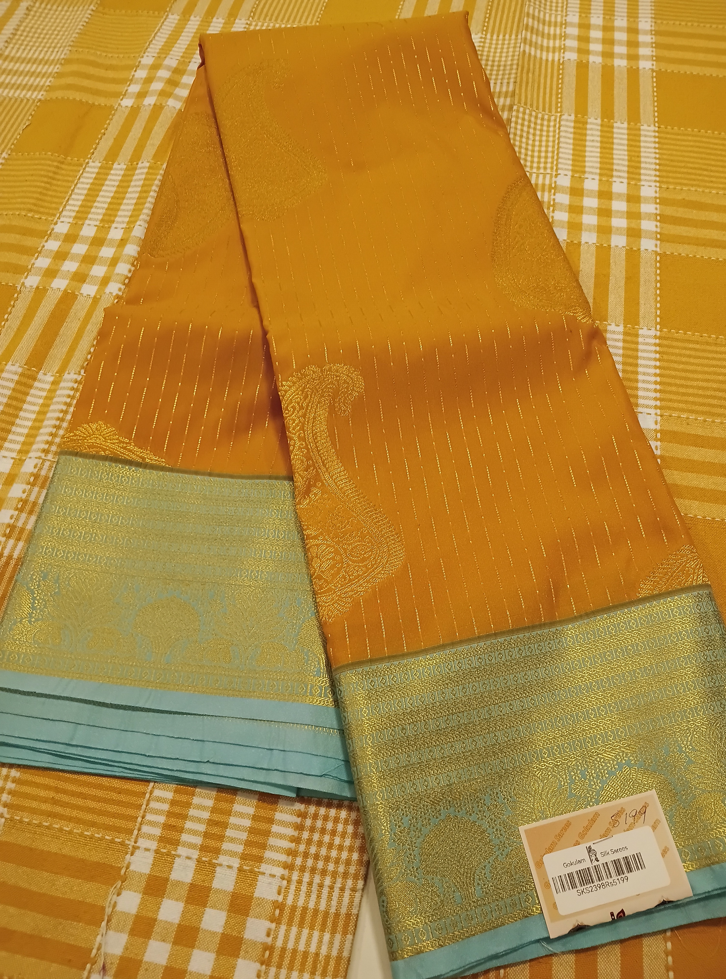 Semi Kanchi Silk Saree 254 view 2
