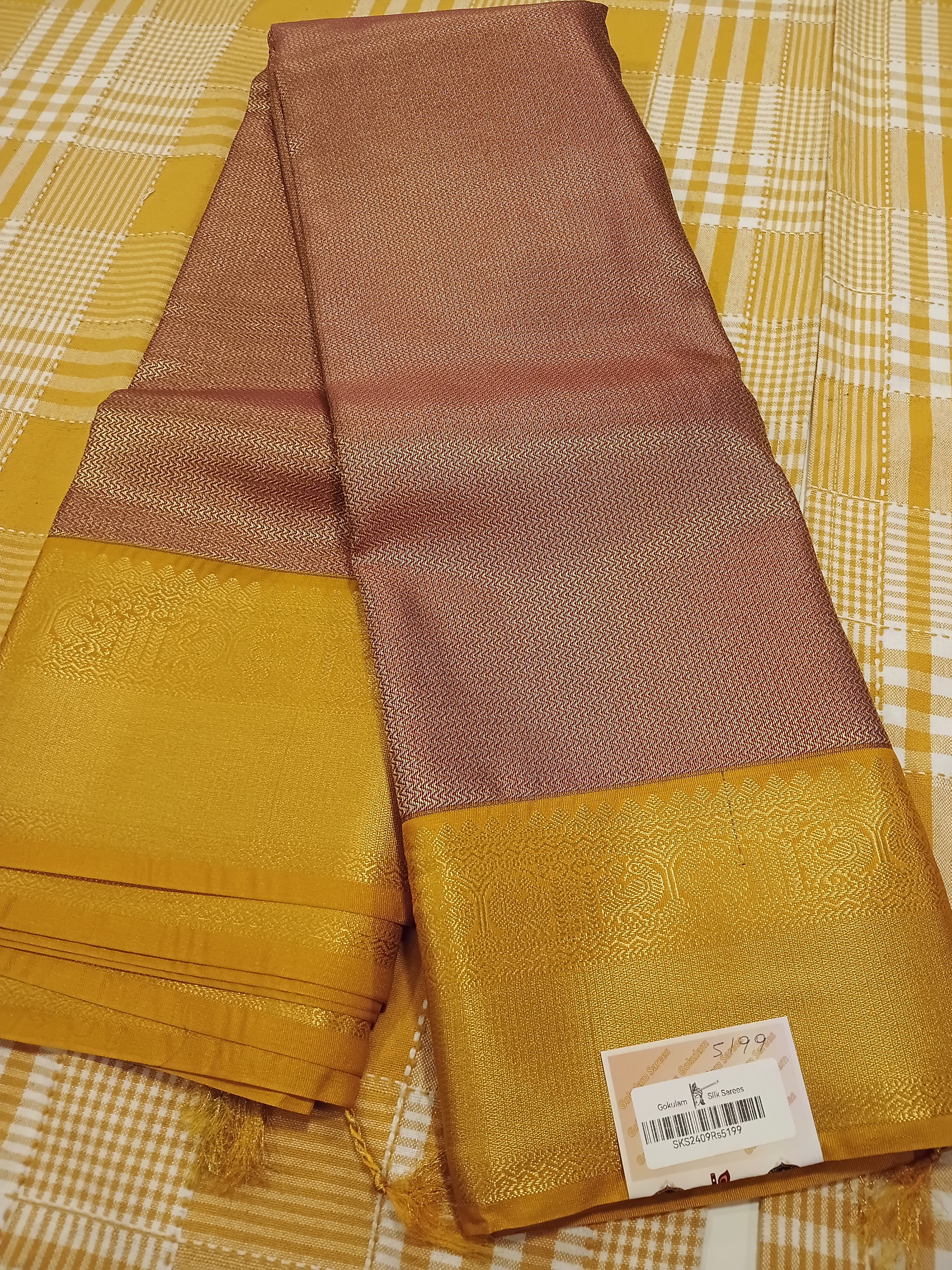 Semi Kanchi Silk Saree 253 view 2