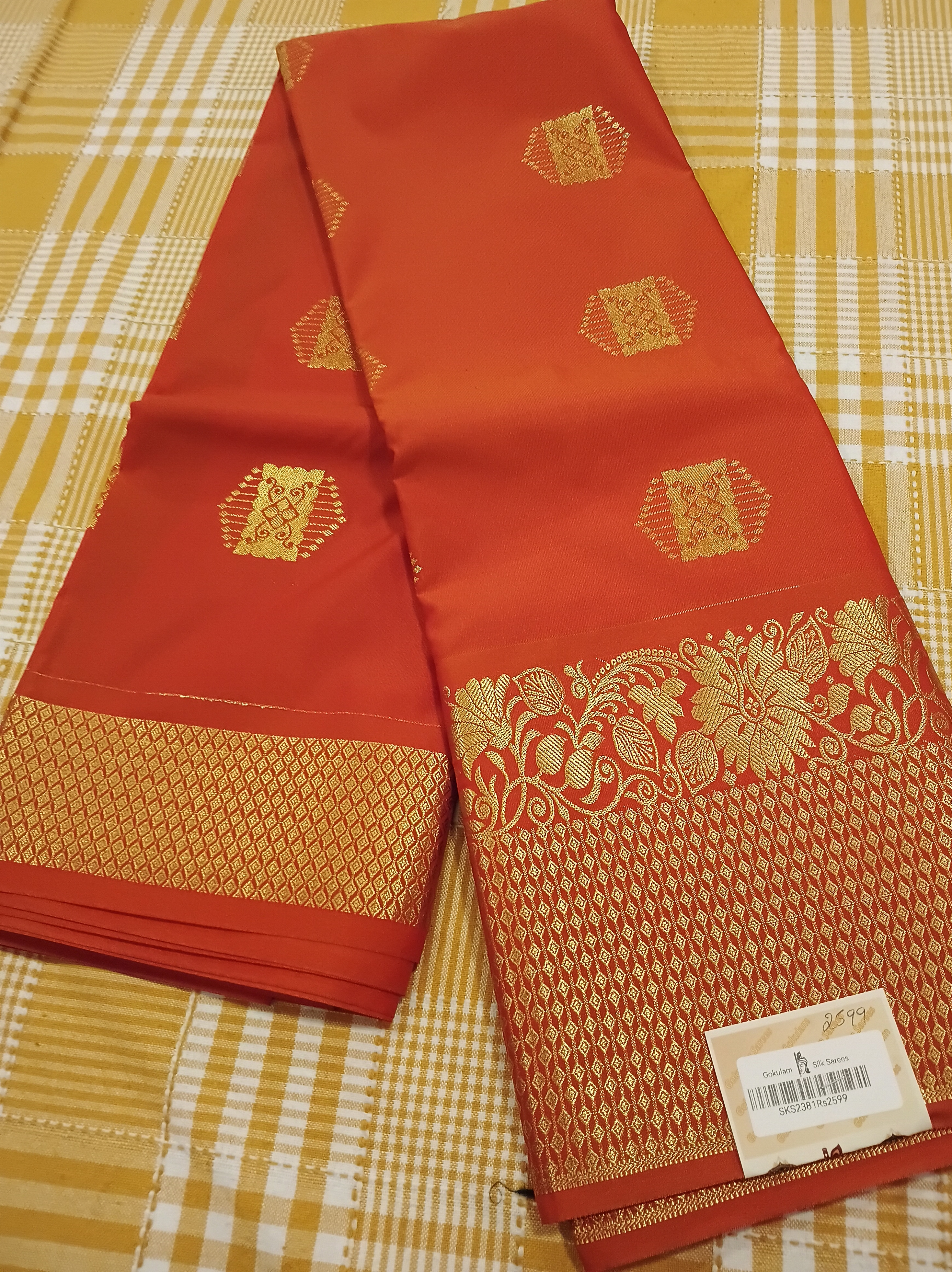 Semi Silk Saree 246 view 2