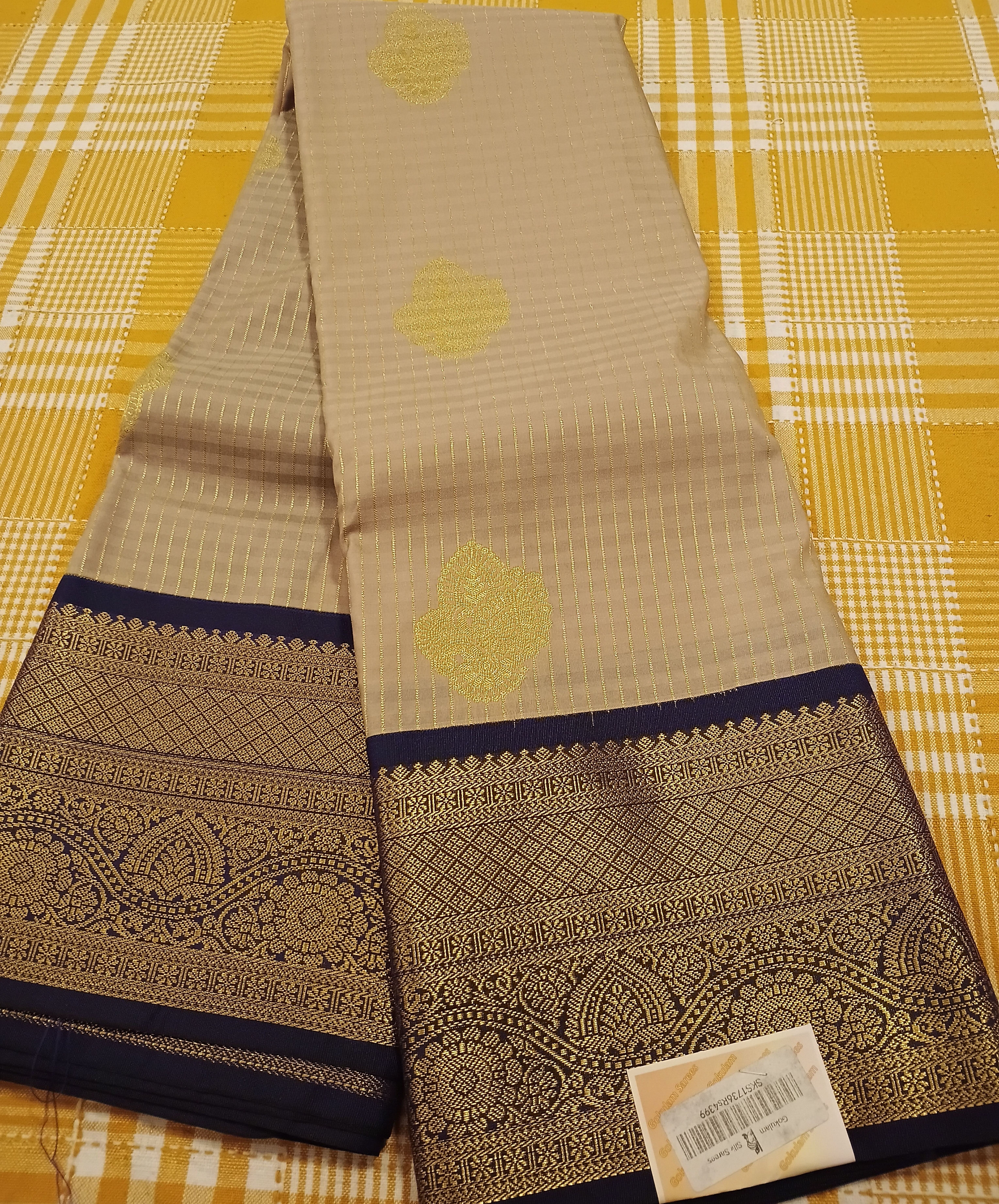 Semi Kanchi Silk Saree 247 view 2