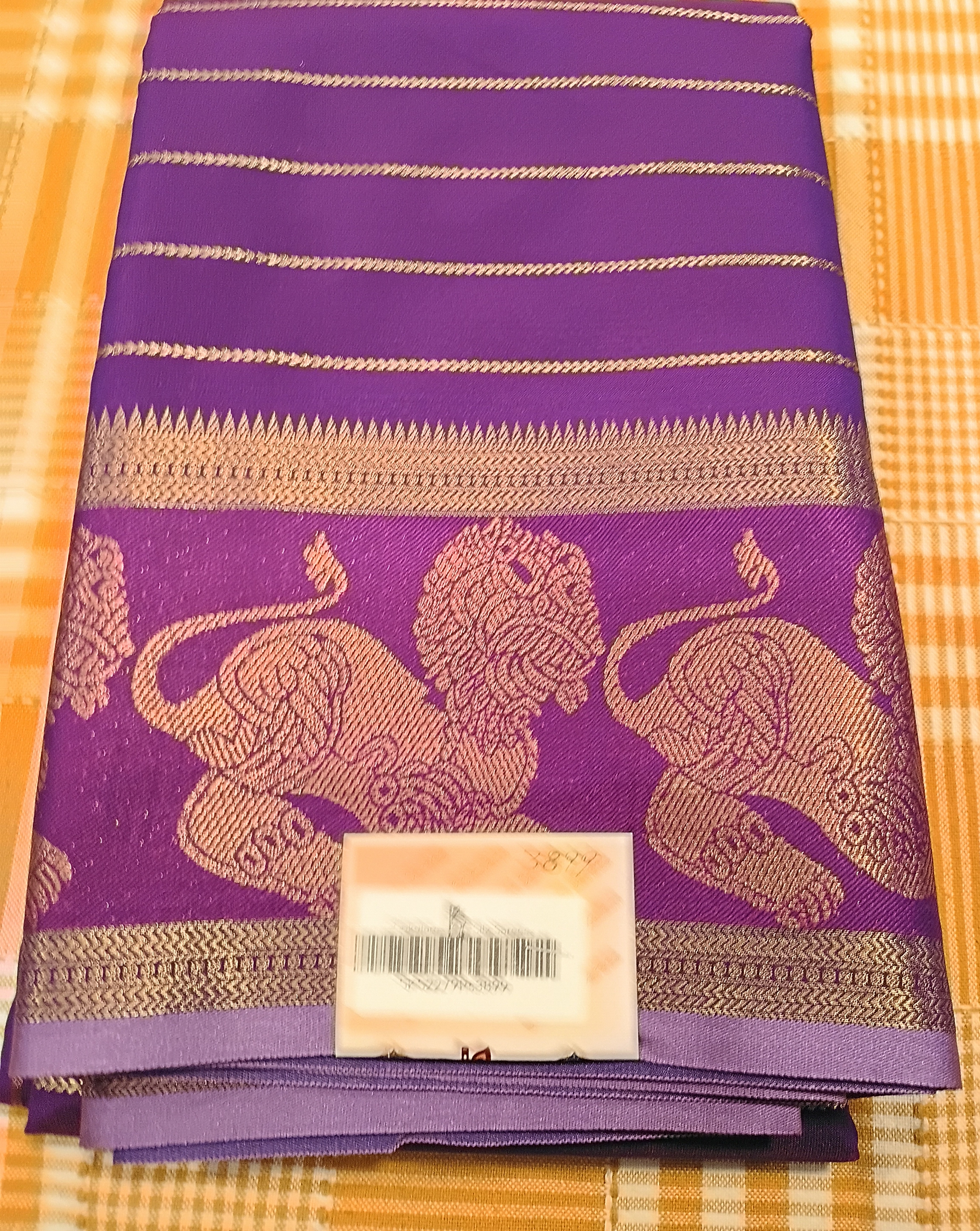 Semi Kanchi Silk Saree 244 view 2