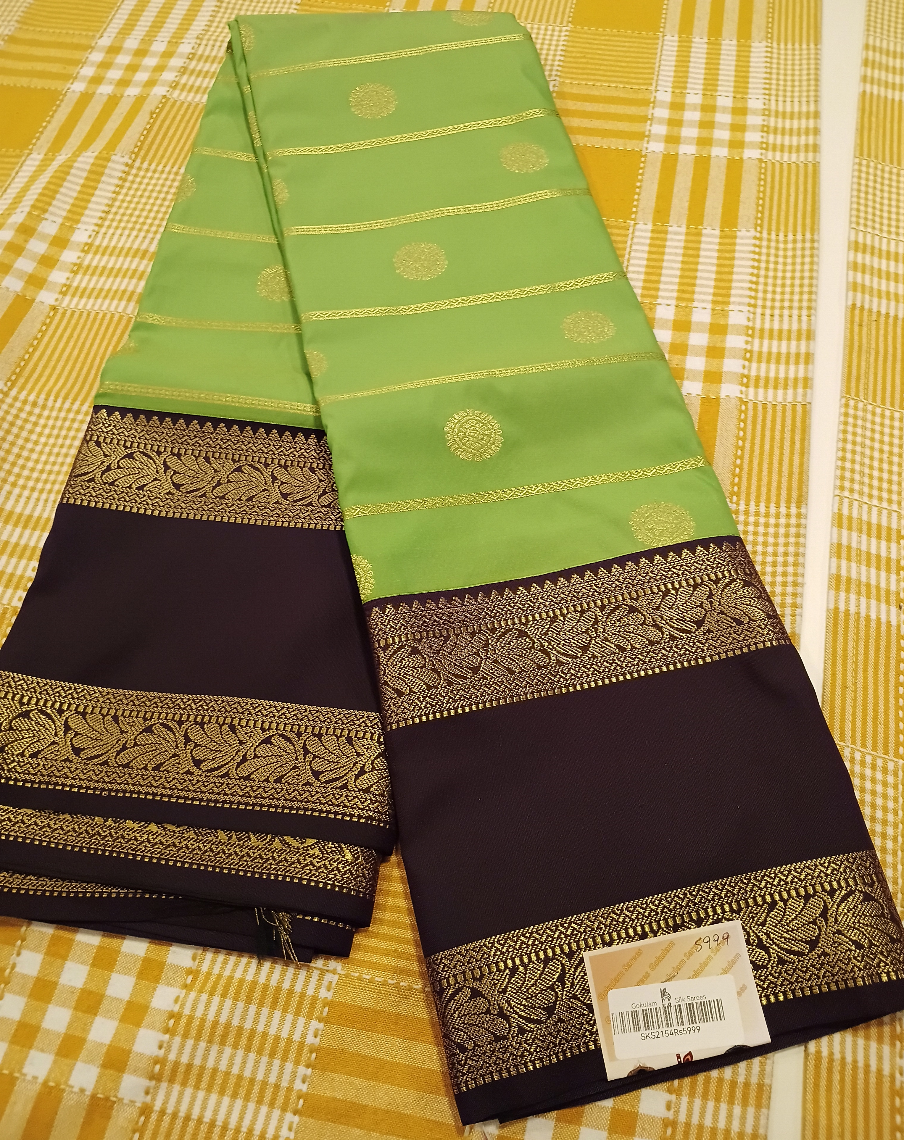 Semi Kanchi Silk Saree 243 view 2