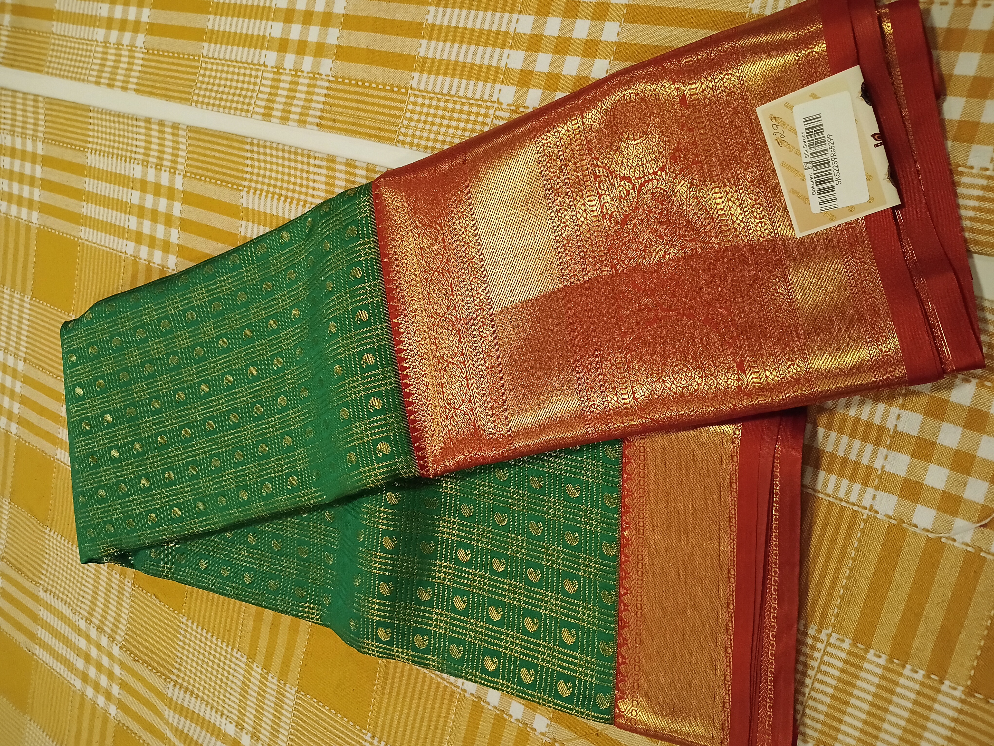 Semi Kanchi Silk Saree 241 view 2