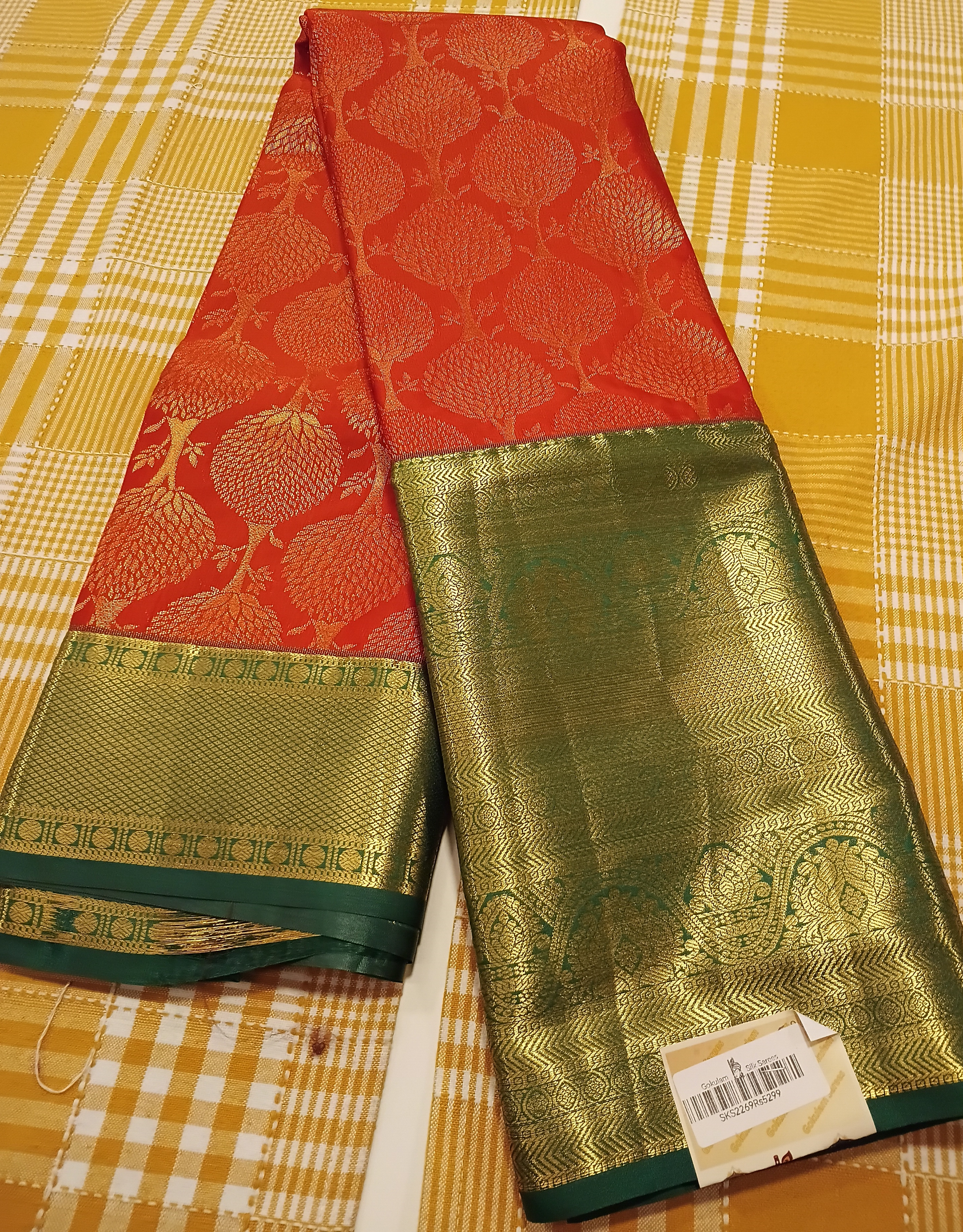 Semi Kanchi Silk Saree 239 view 2
