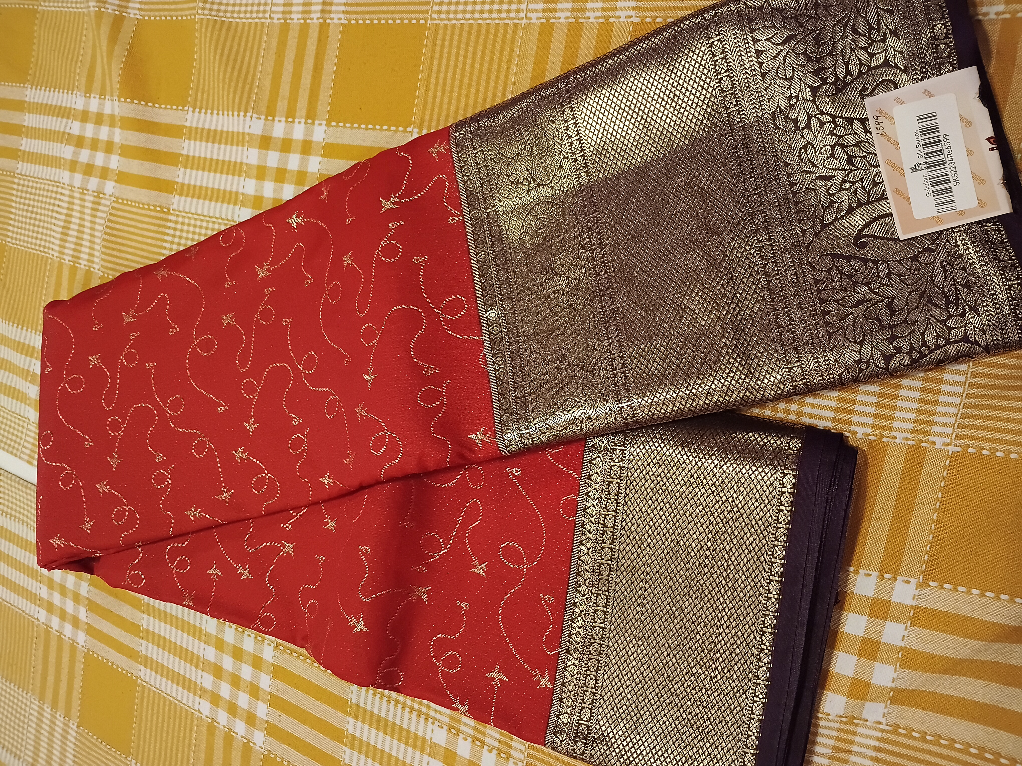 Semi Kanchi Silk Saree 237 view 2