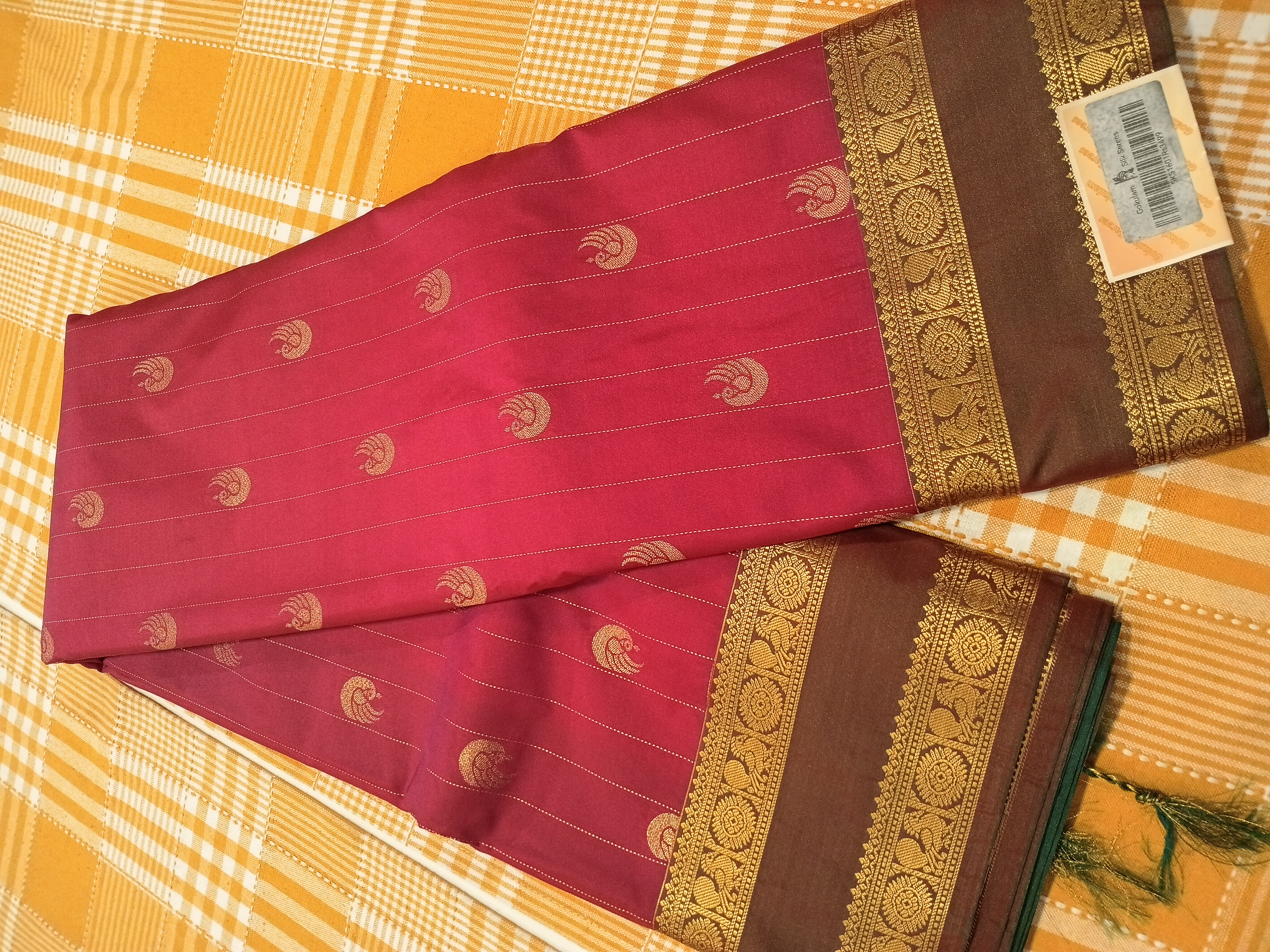 Semi Kanchi Silk Saree 236 view 2