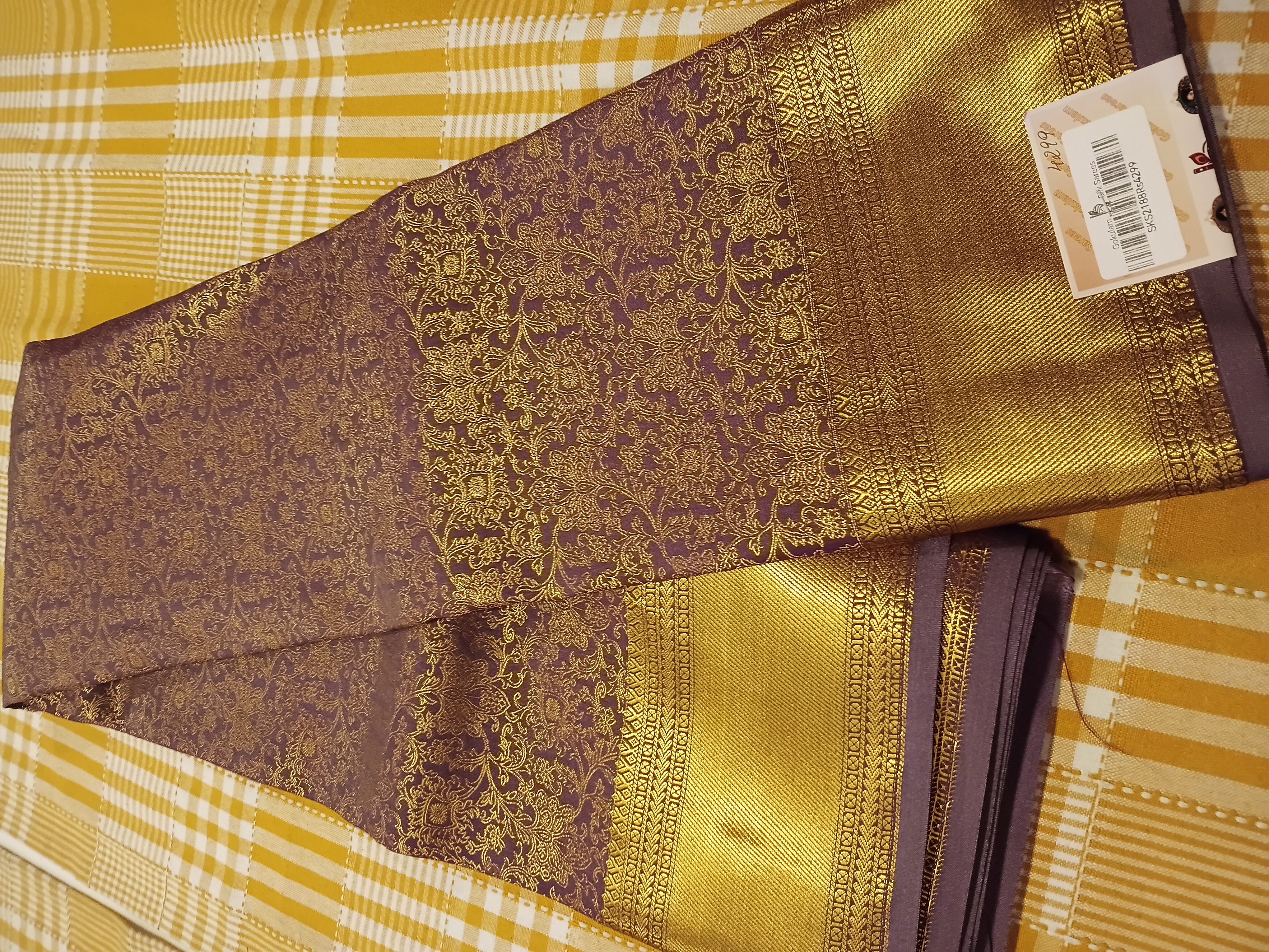 Semi Kanchi Silk Saree 235 view 2