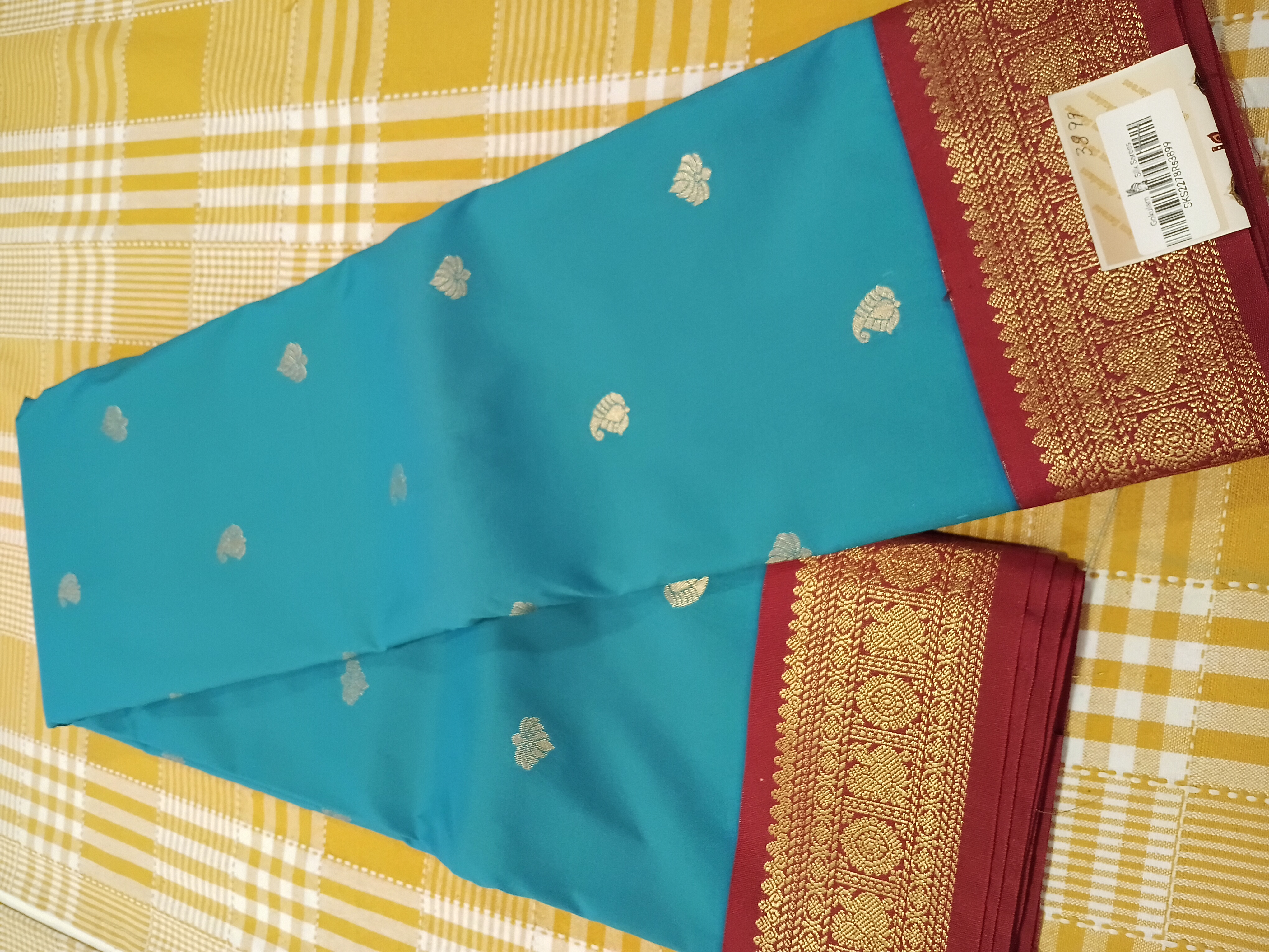 Semi Kanchi Silk Saree 234 view 2