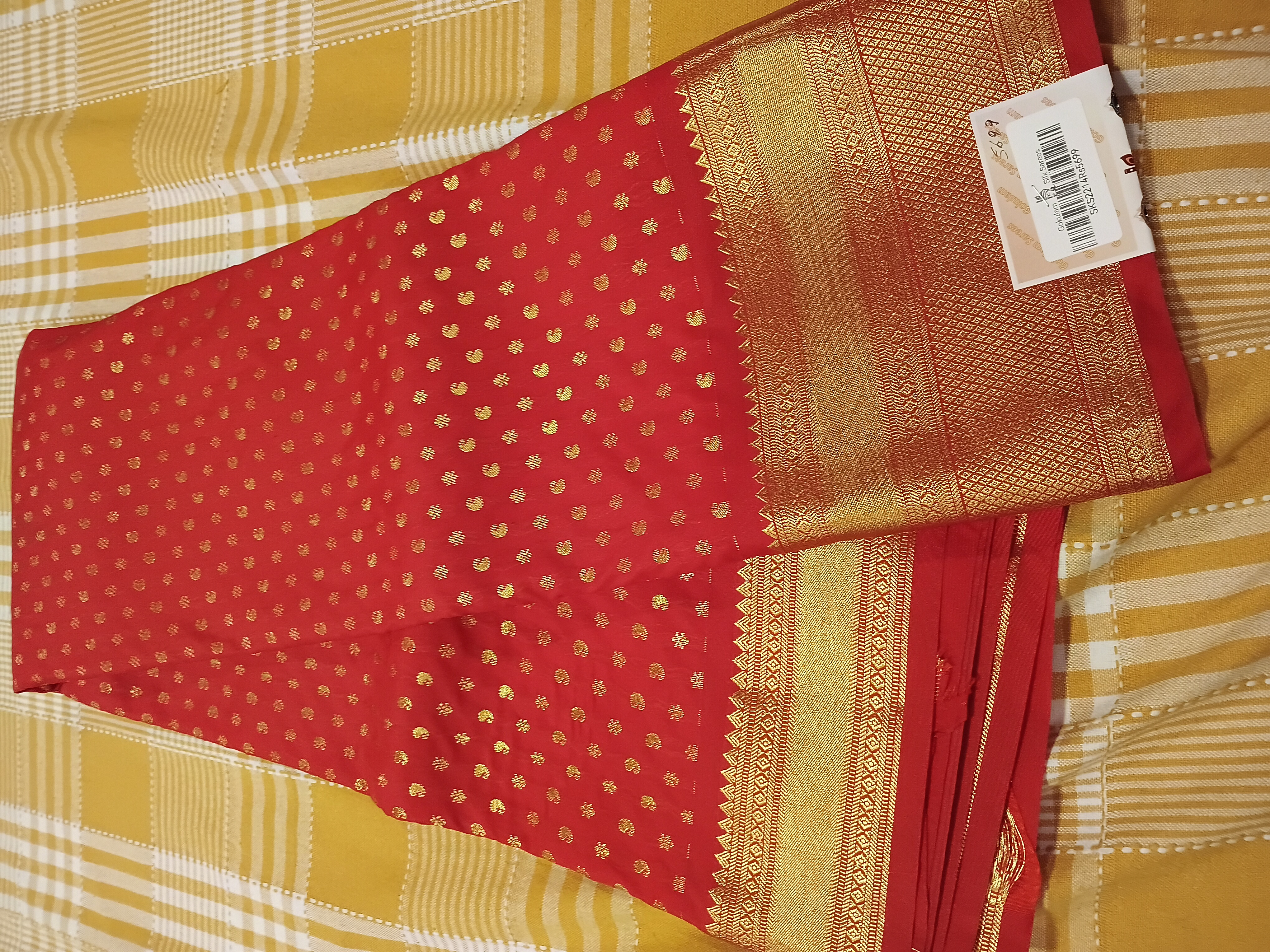 Semi Kanchi Silk Saree 233 view 2
