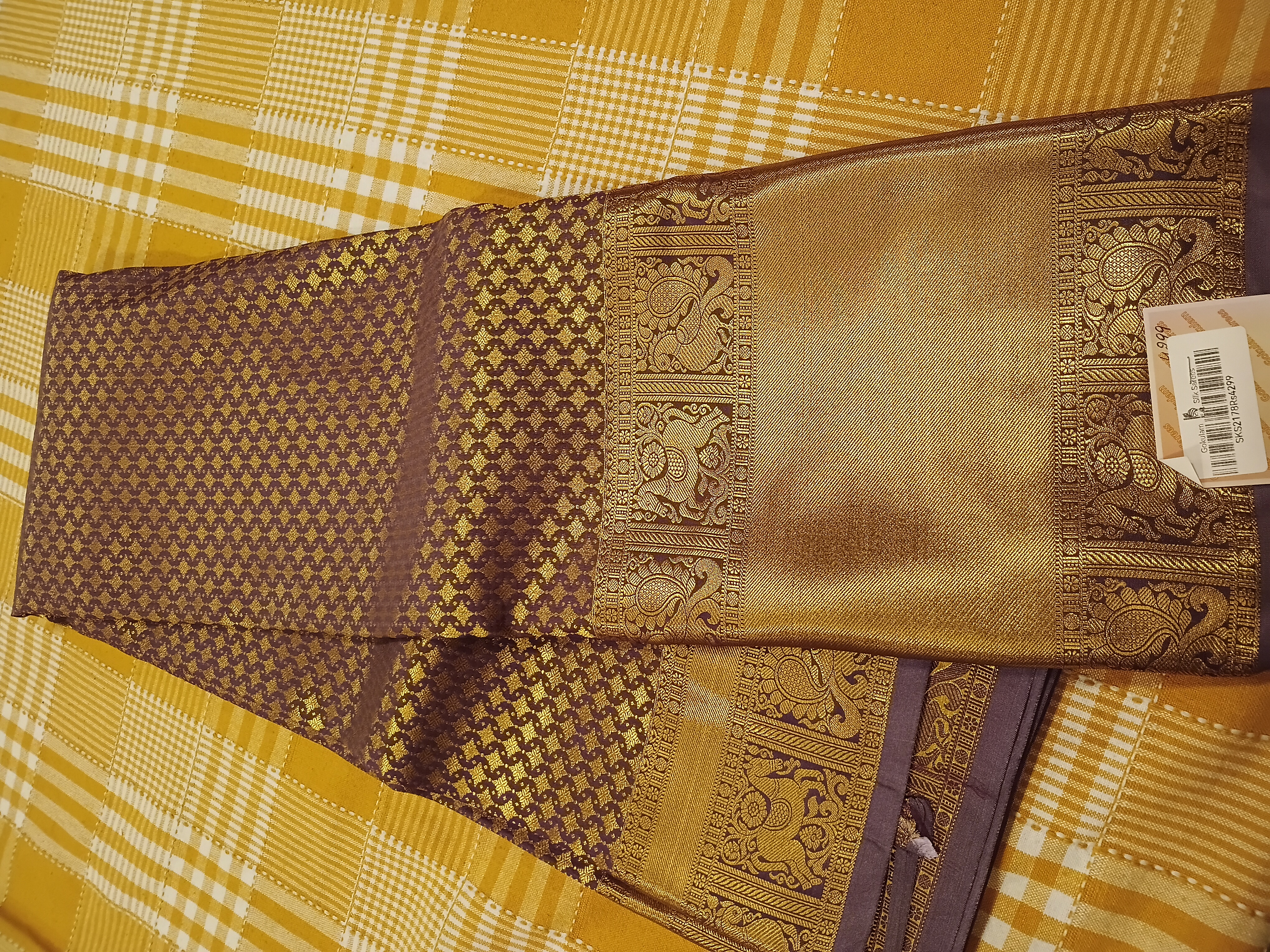 Semi Kanchi Silk Saree 229 view 2