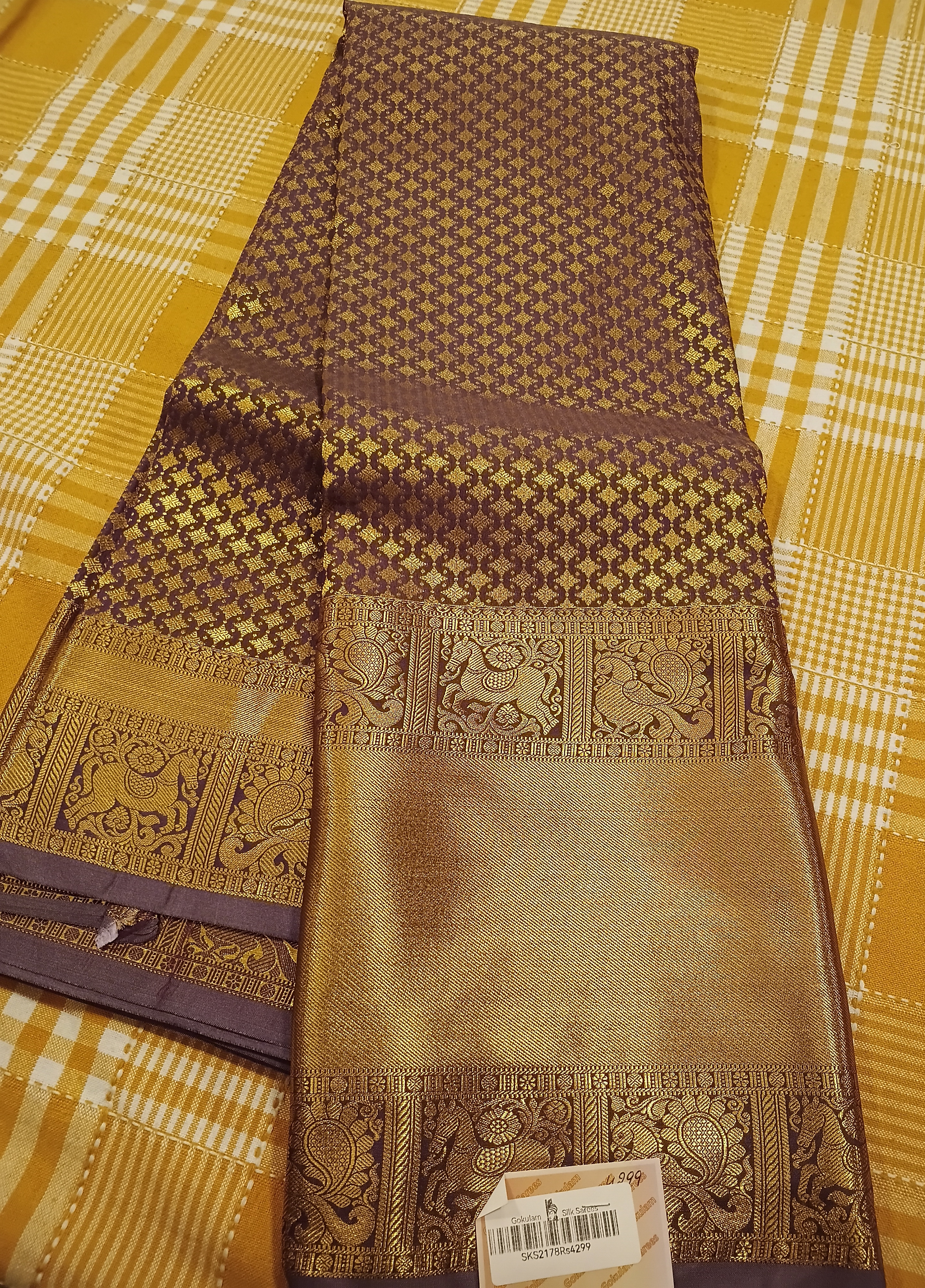 Semi Kanchi Silk Saree 228 view 2