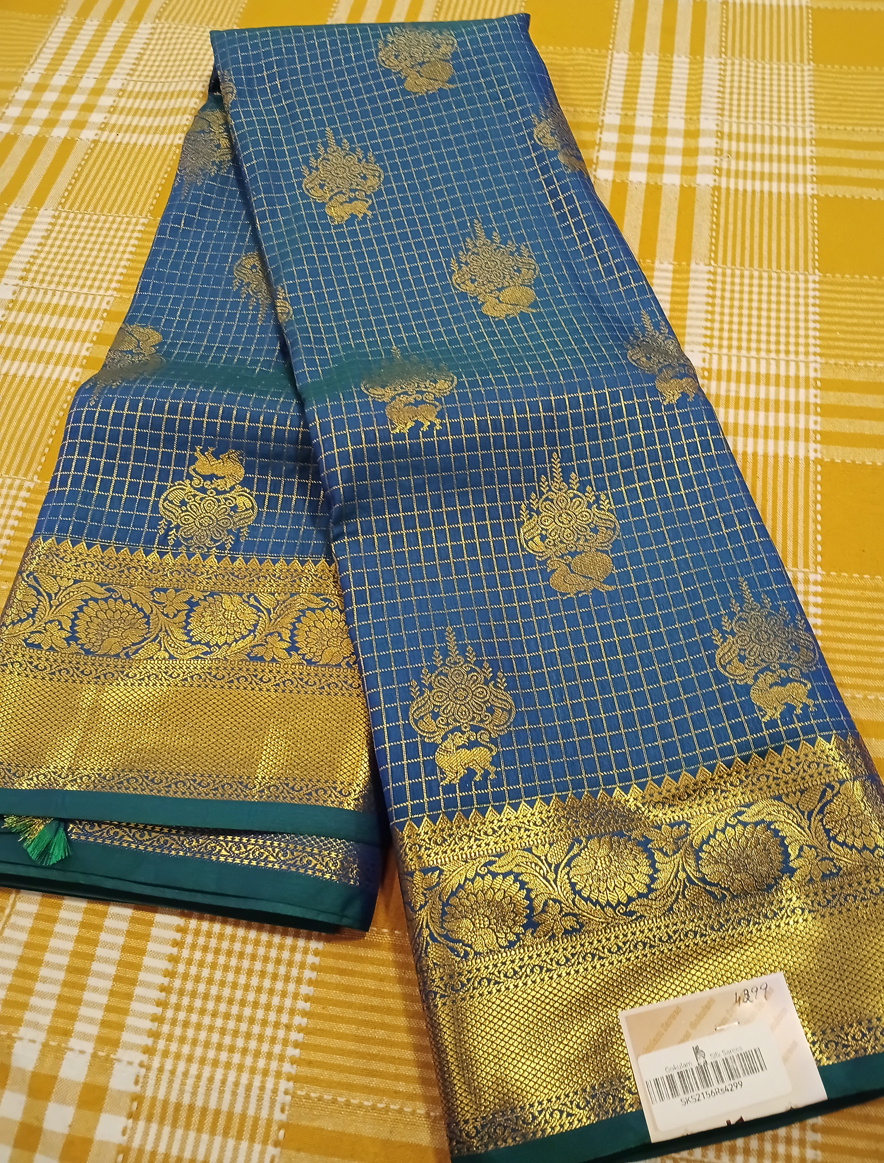 Semi Kanchi Silk Saree 227 view 2