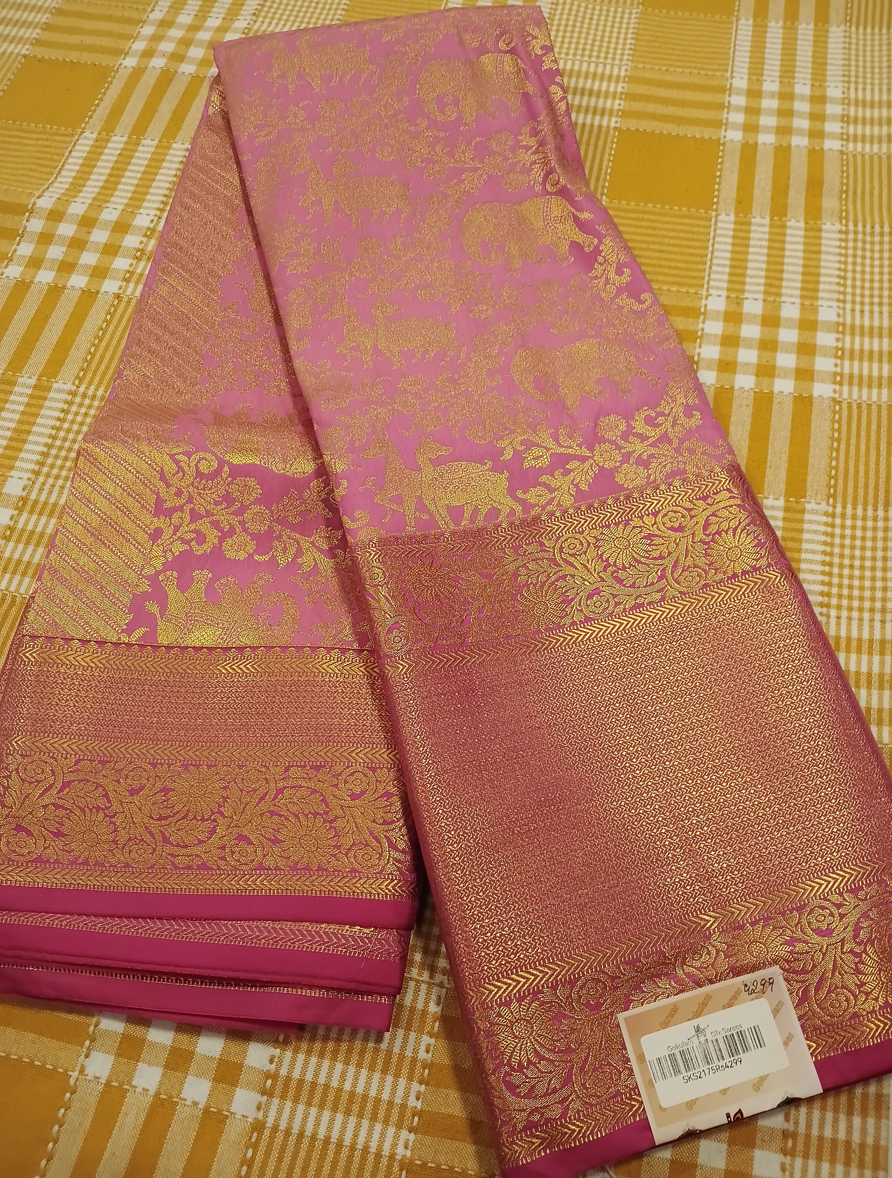 Semi Kanchi Silk Saree 298 view 2