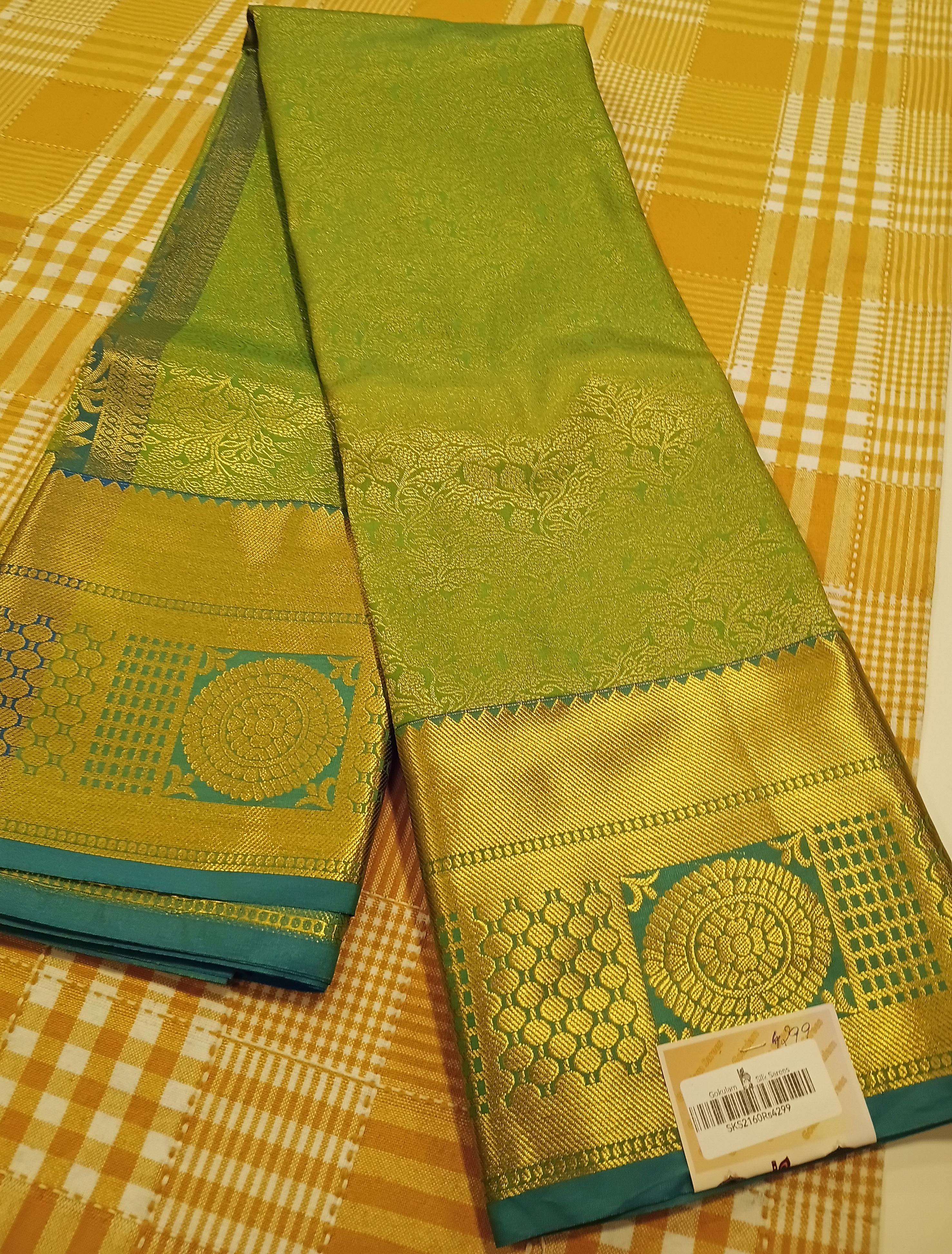 Semi Kanchi Silk Saree 223 view 2