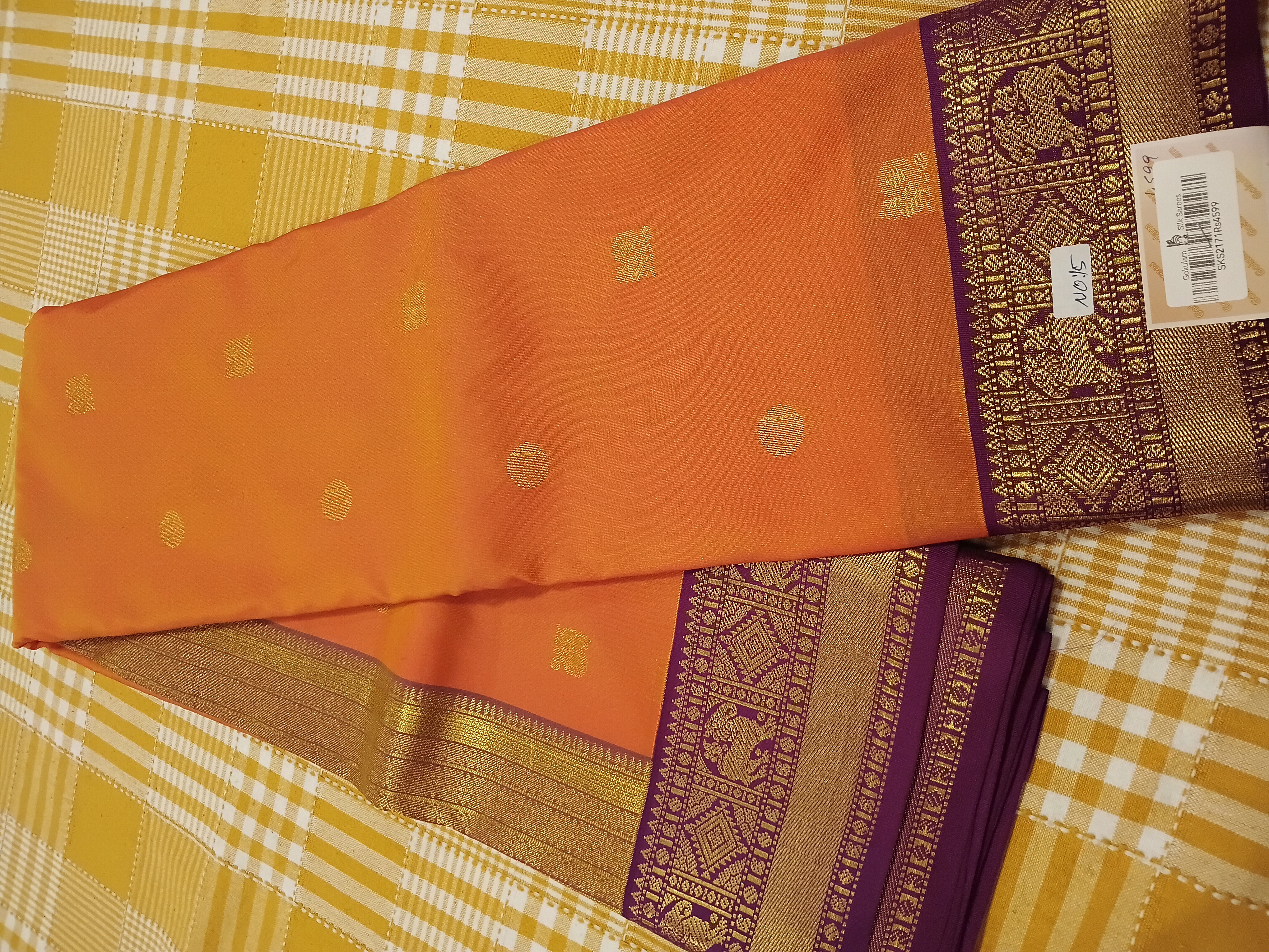 Semi Kanchi Silk Saree 224 view 2