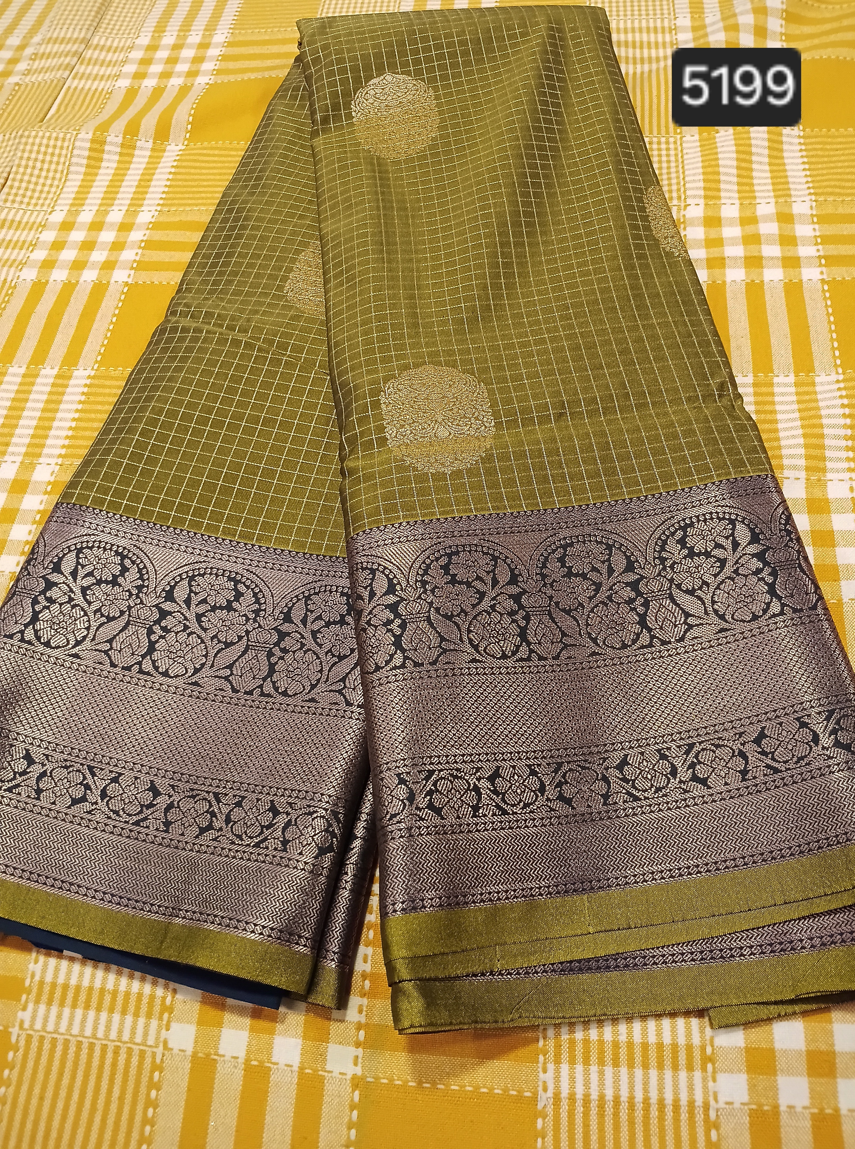 Semi Kanchi Silk Saree 220 view 2