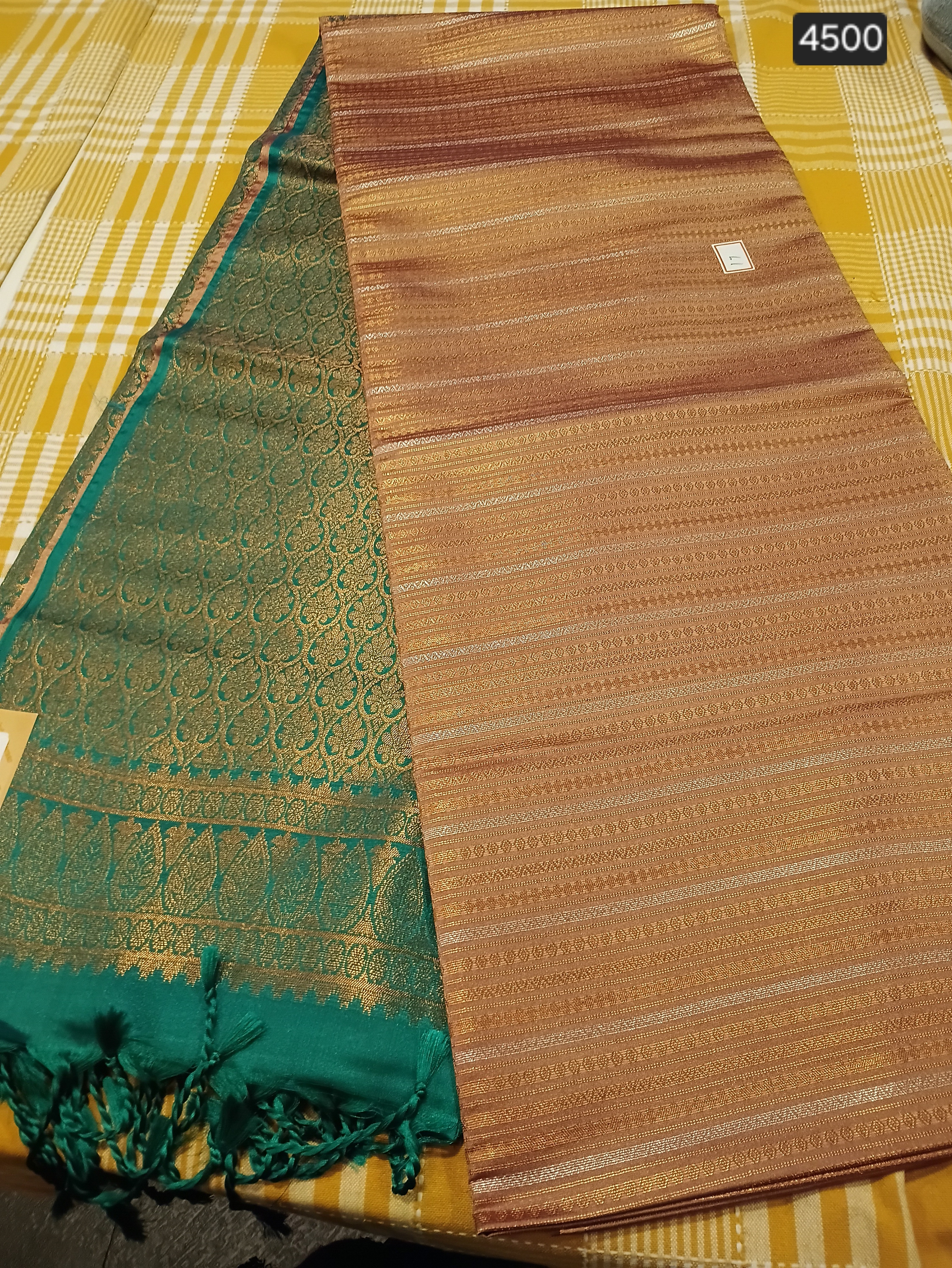 Semi Kanchi Silk Saree 218 view 2