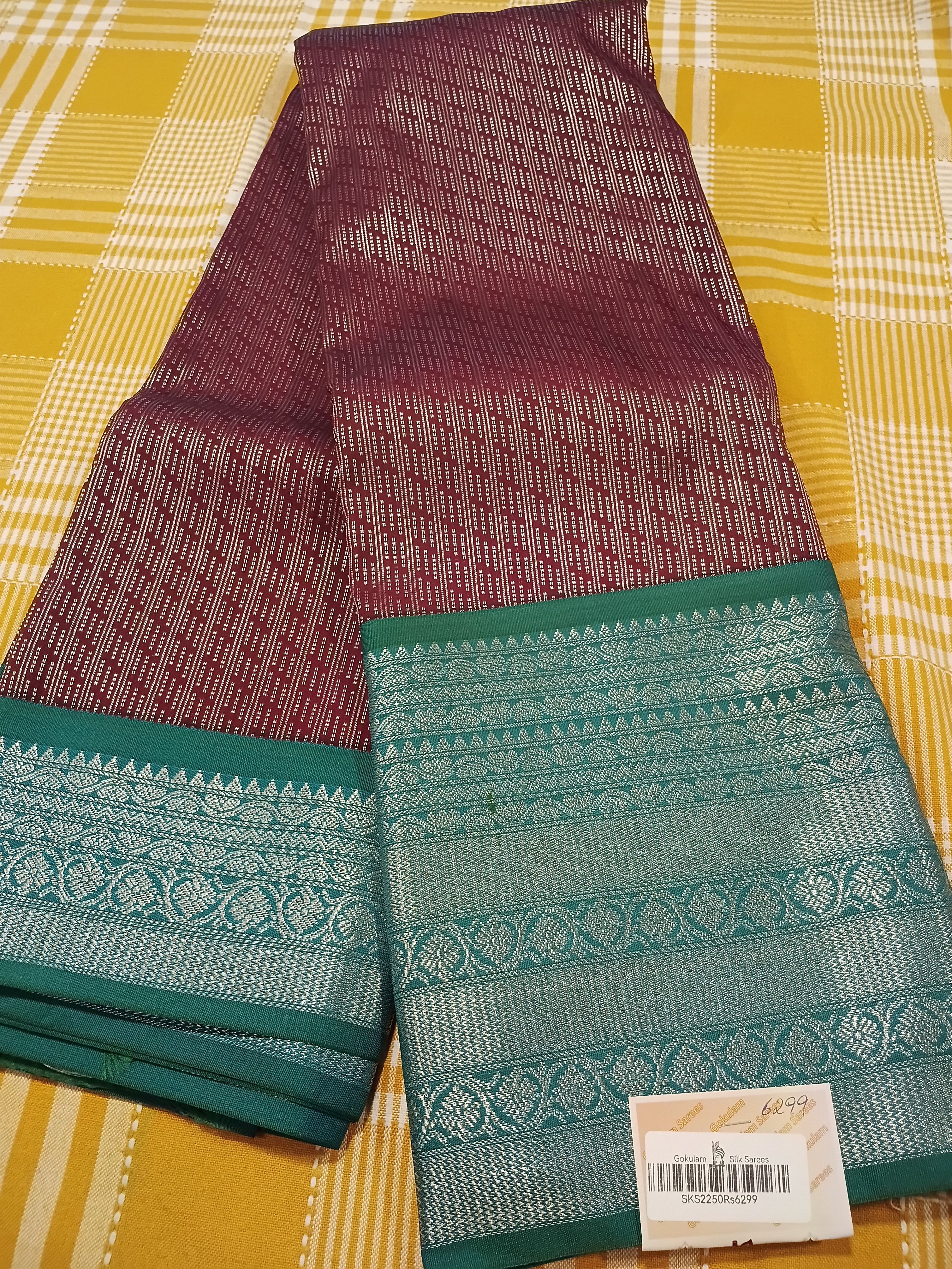 Semi Kanchi Silk Saree 216 view 2