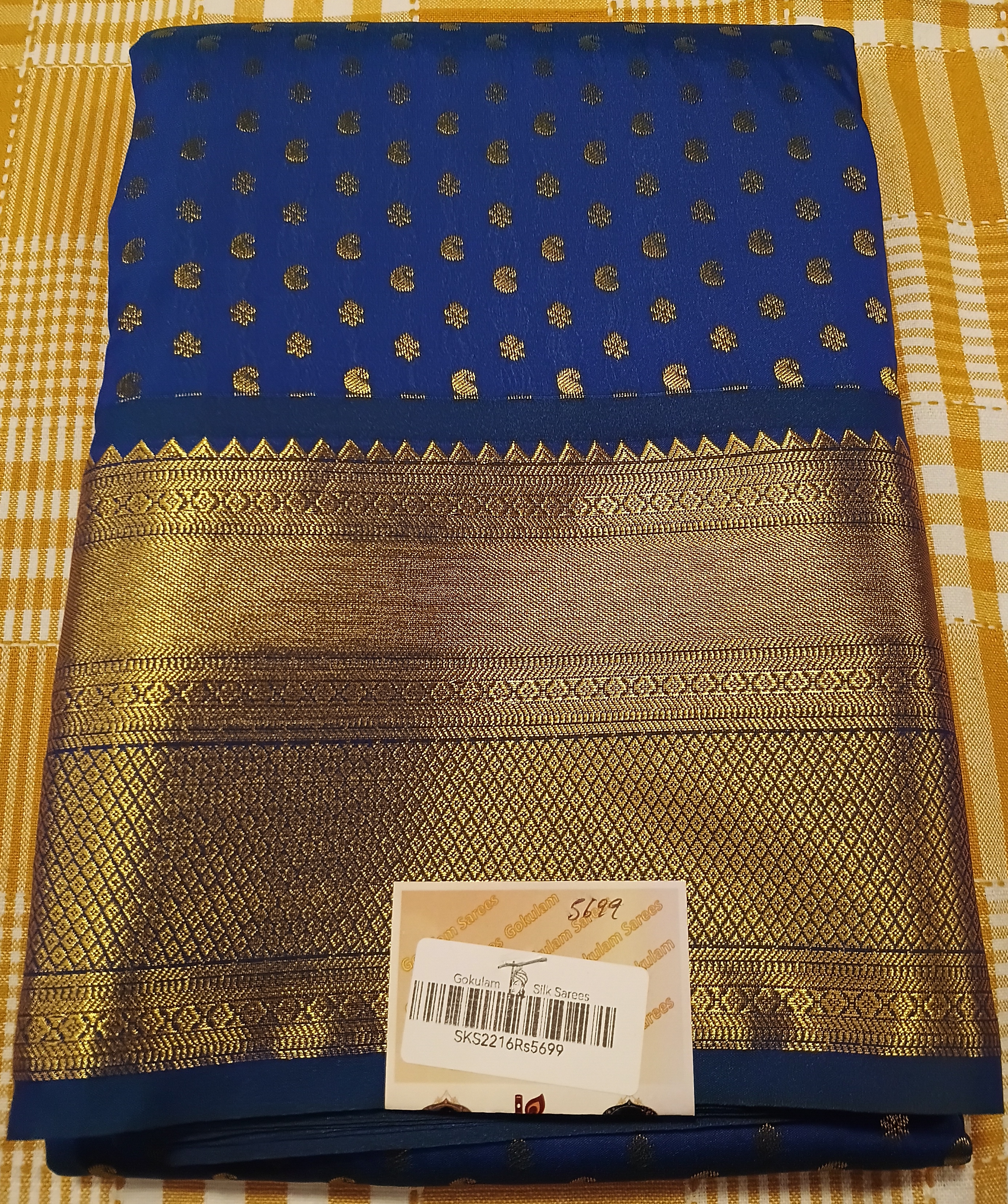 Semi Kanchi Silk Saree 215 view 2