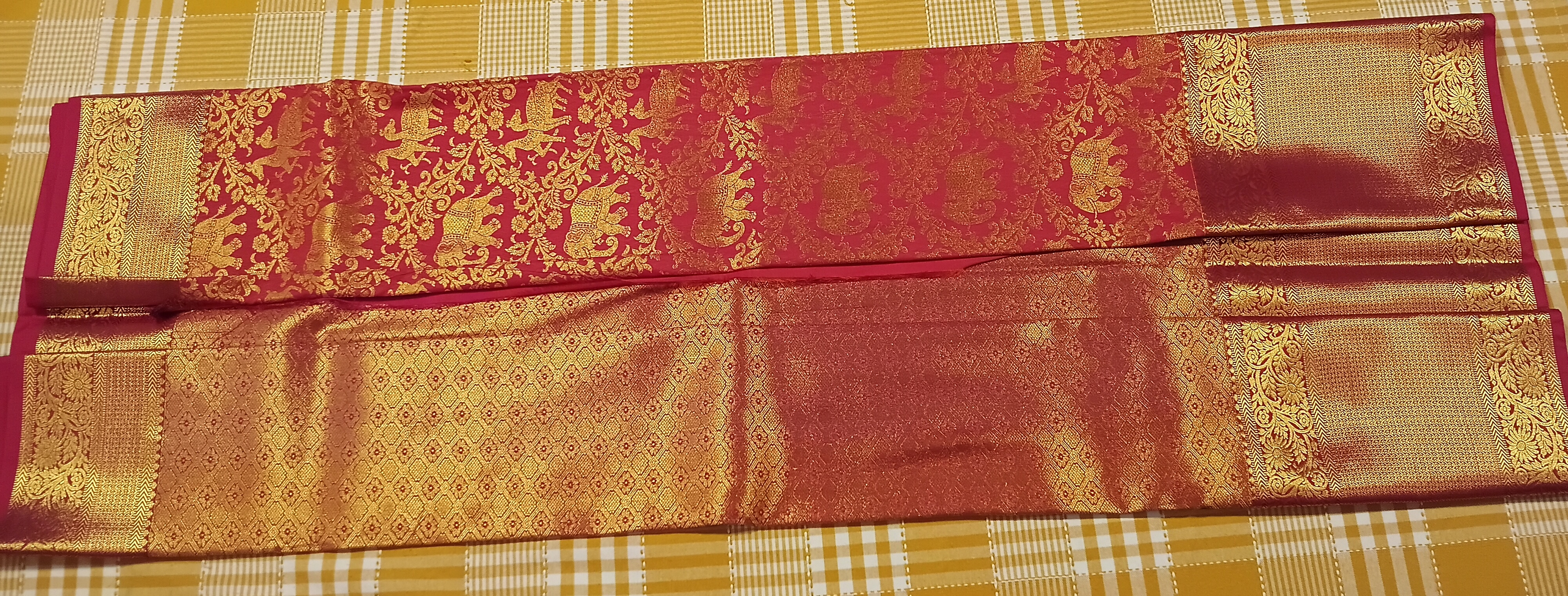 Semi Kanchi Silk Saree 204 view 2