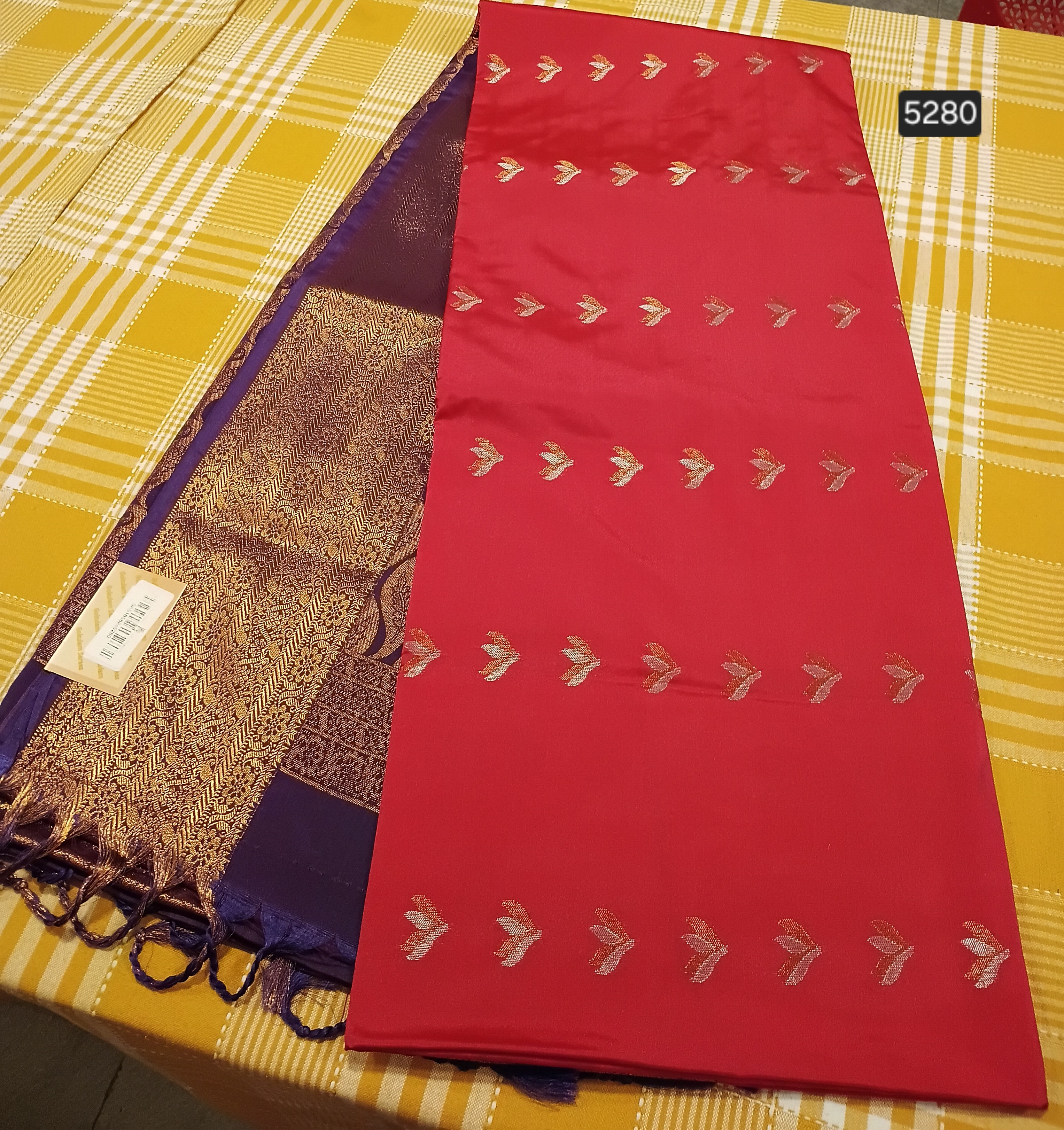 Semi Kanchi Silk Saree 208 view 2