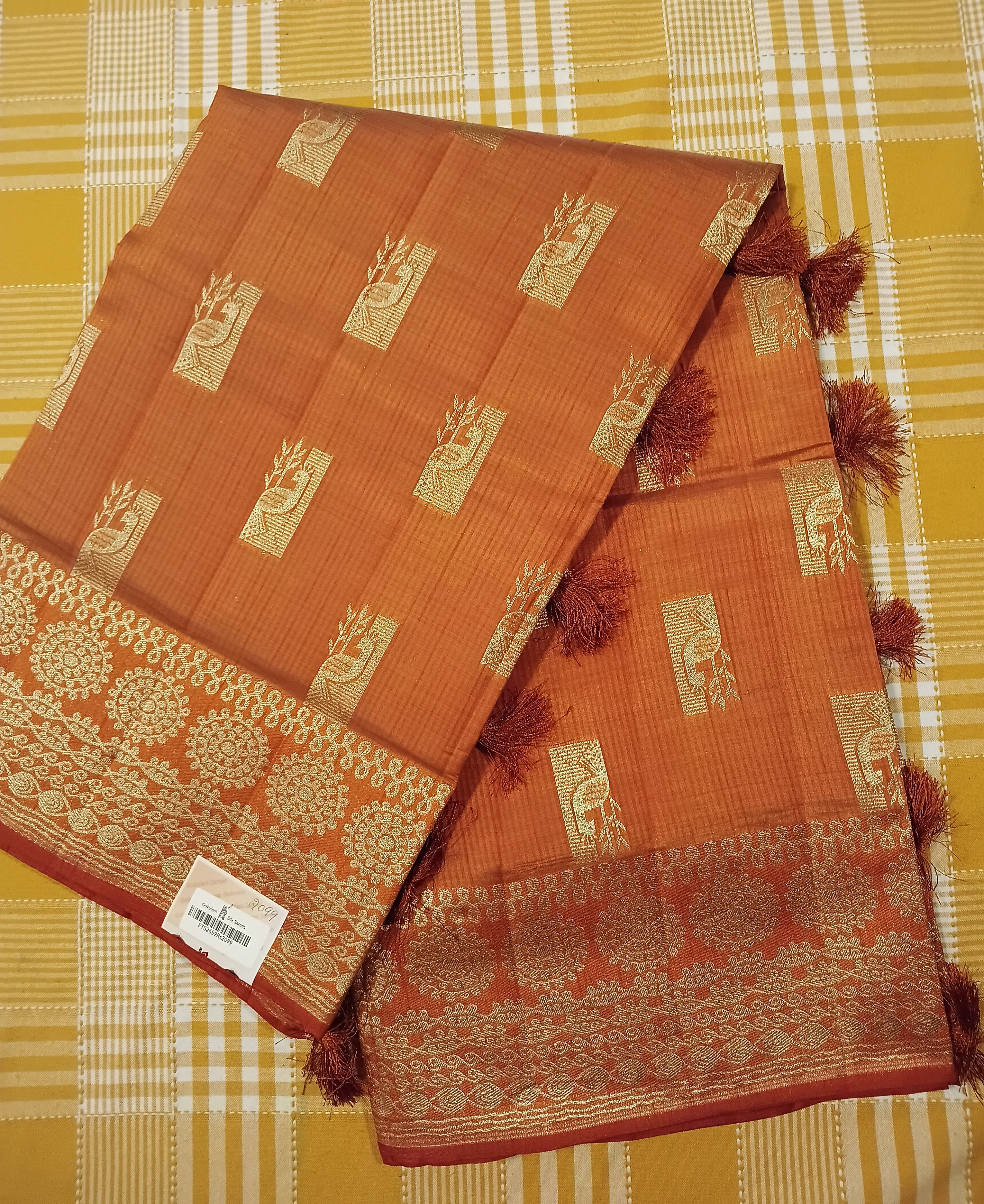 Tussar Silk Saree 031 view 2