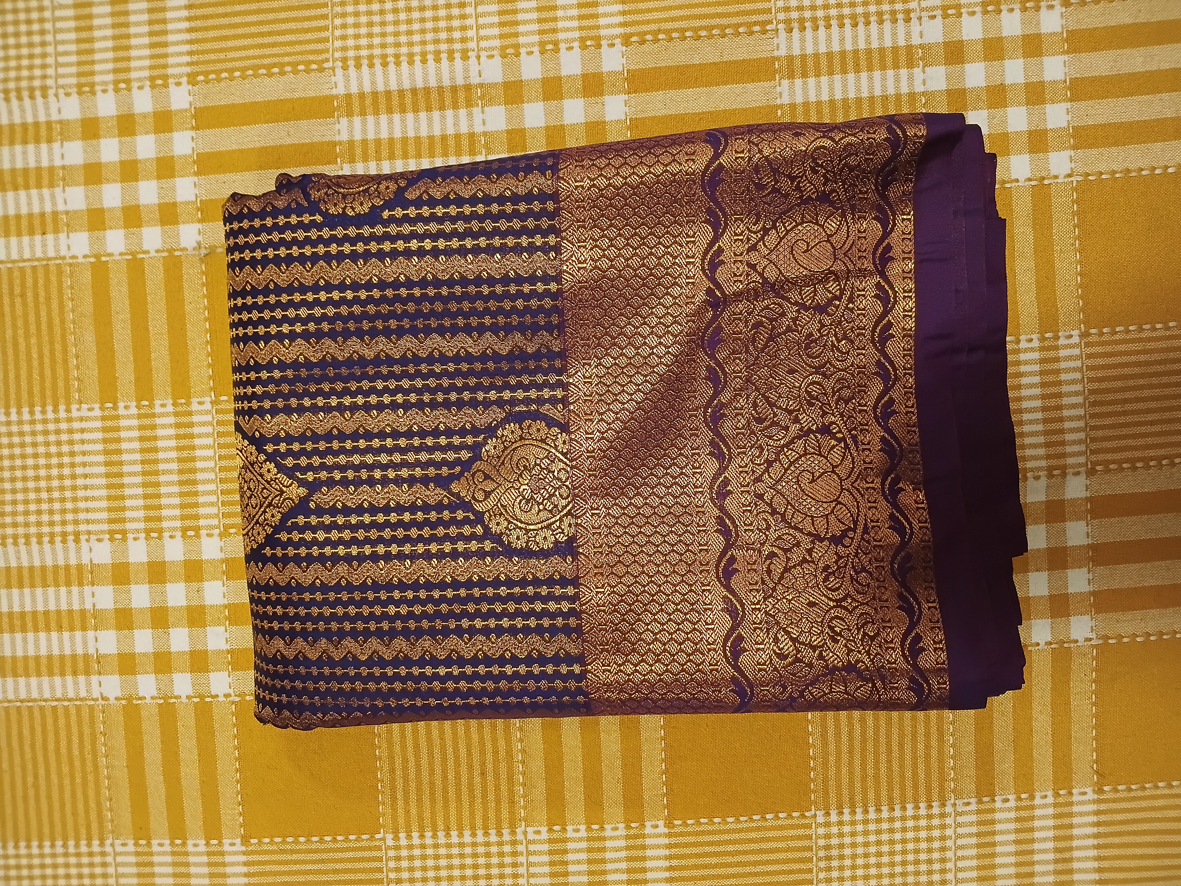 Semi Silk Saree 206 view 2