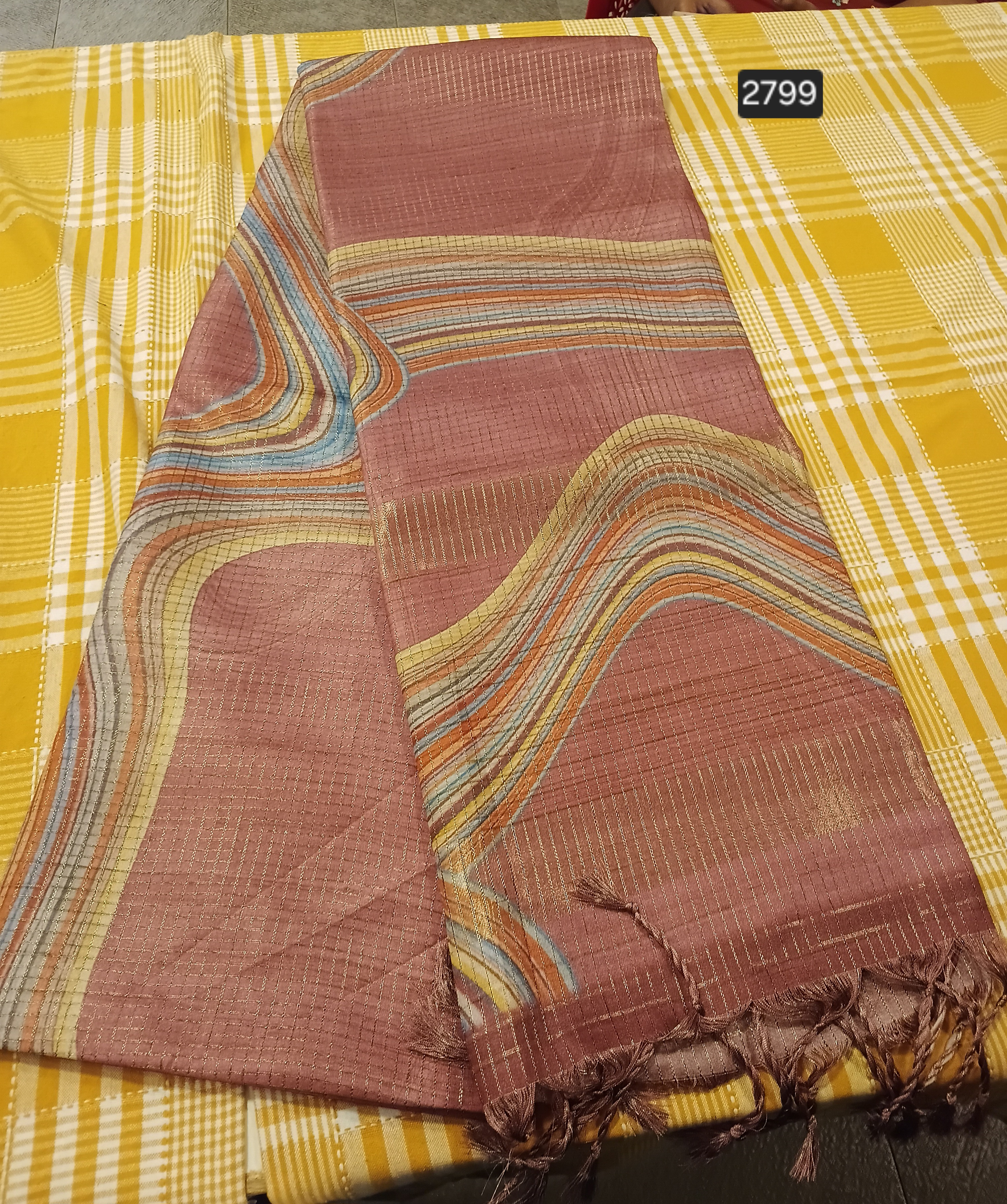 Jute Silk Saree 018 view 2