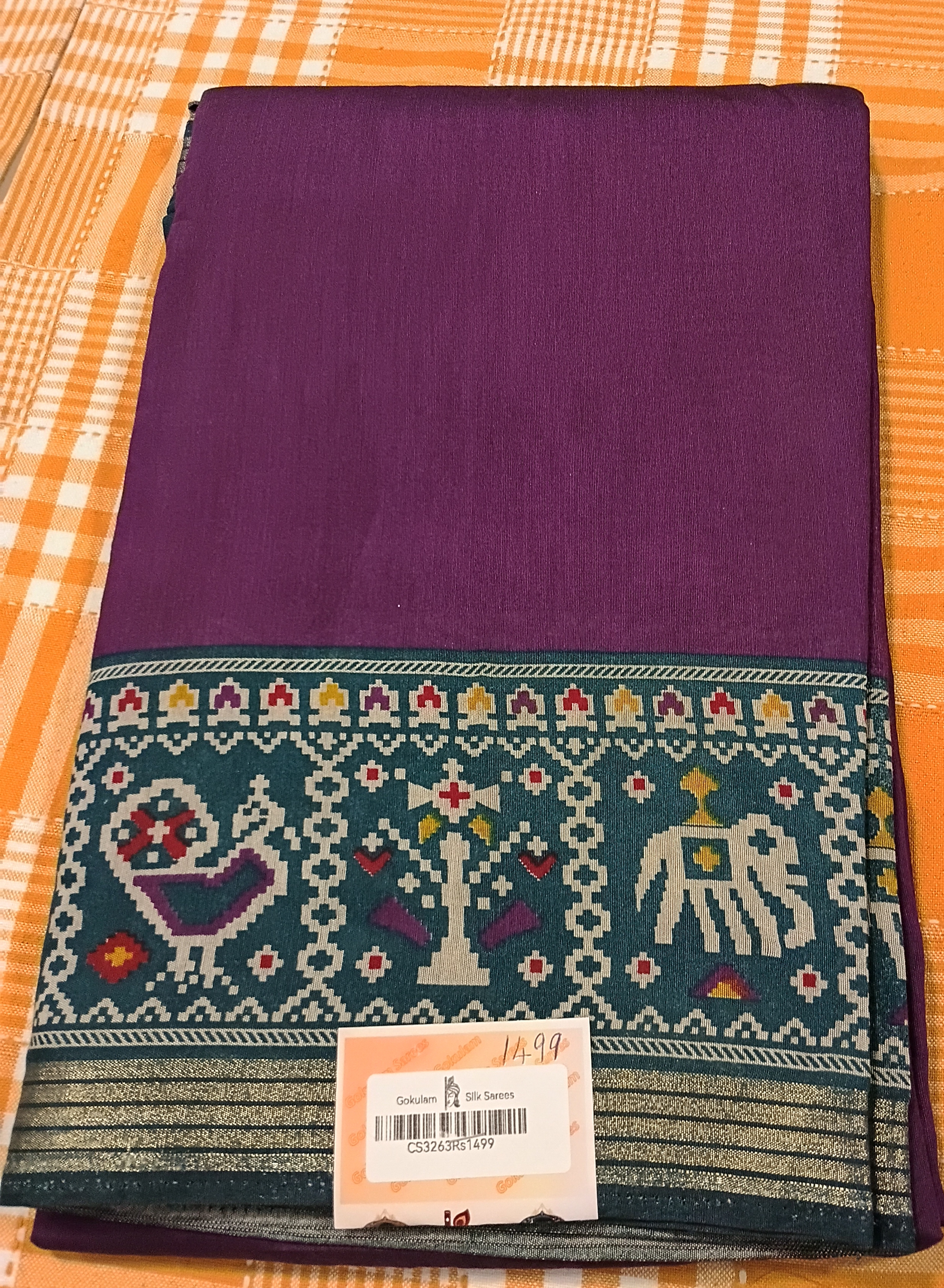 Mul Cotton Saree 062 view 2