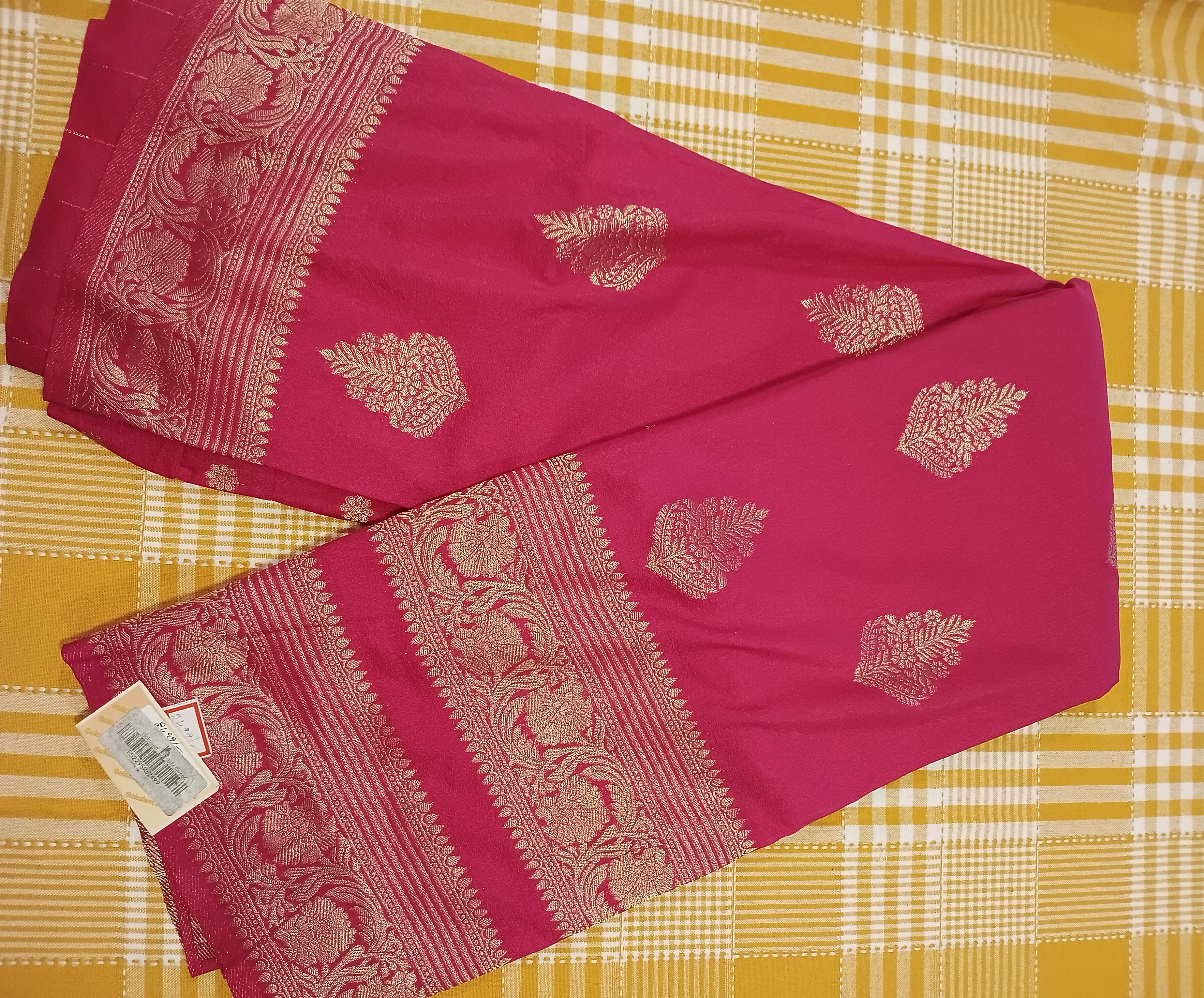 Pink Banarasi Saree 005 view 2