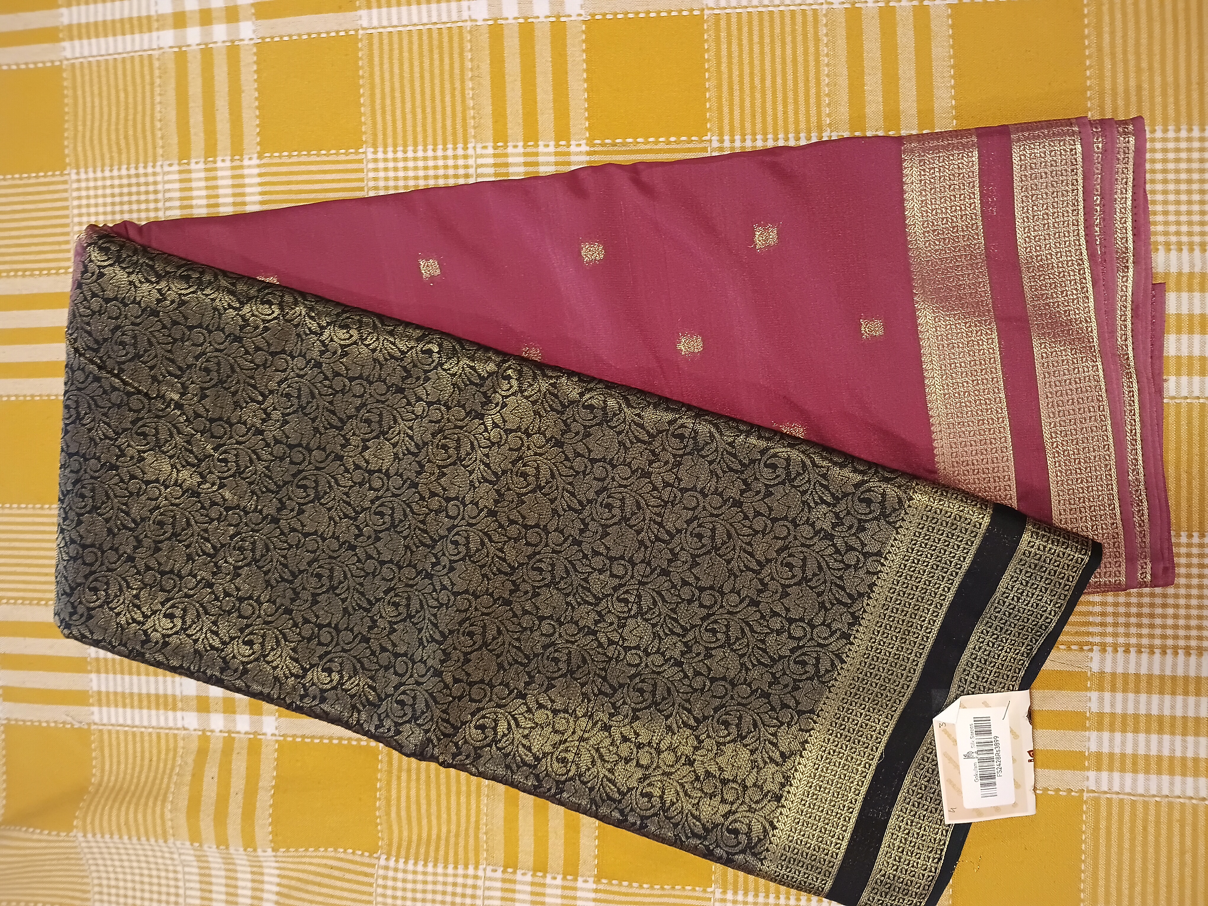 Semi Mysore Silk 039 view 2